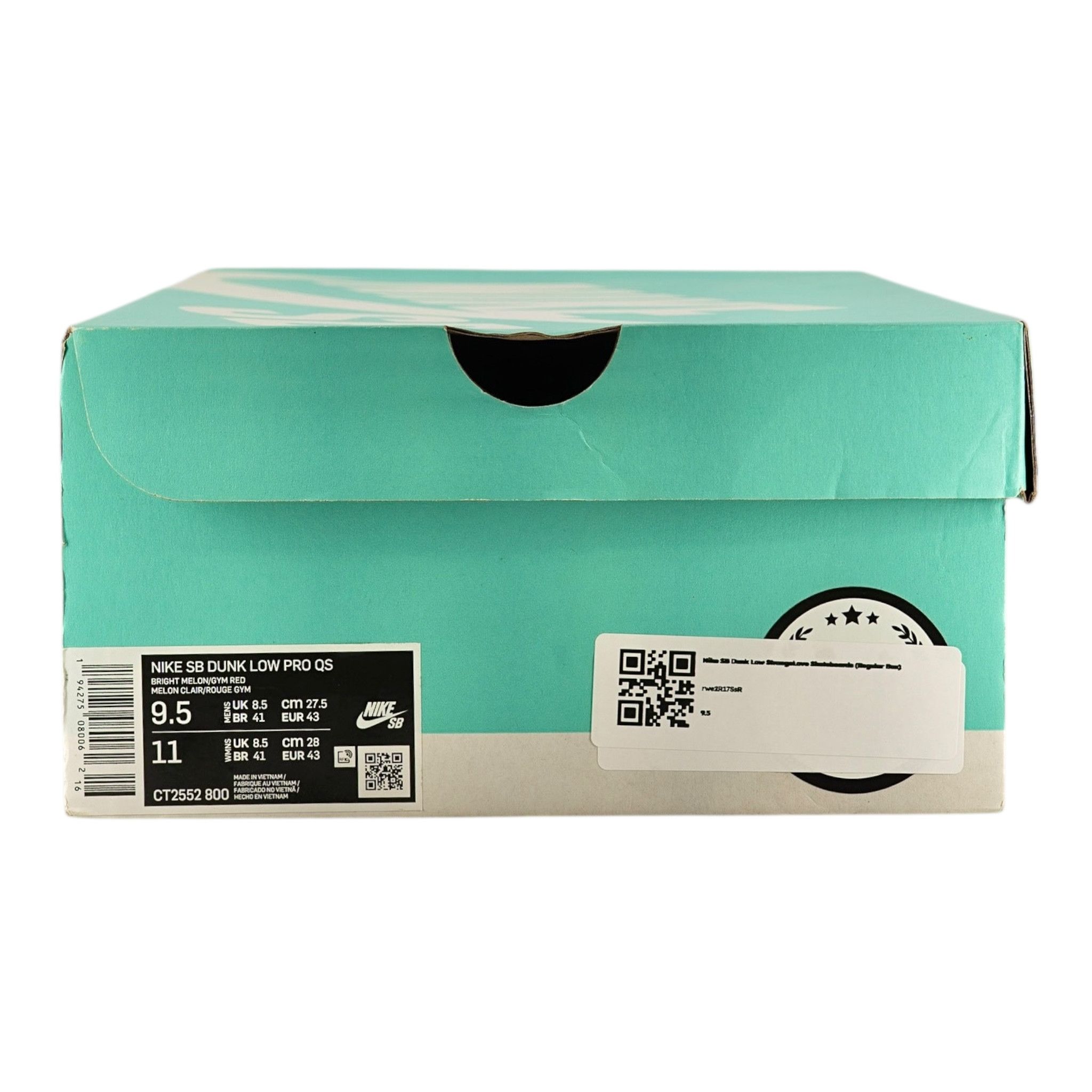 Nike SB Dunk Low StrangeLove Skateboards (Regular Box) Size US 9.5 / EU 42-43 - 8 Thumbnail