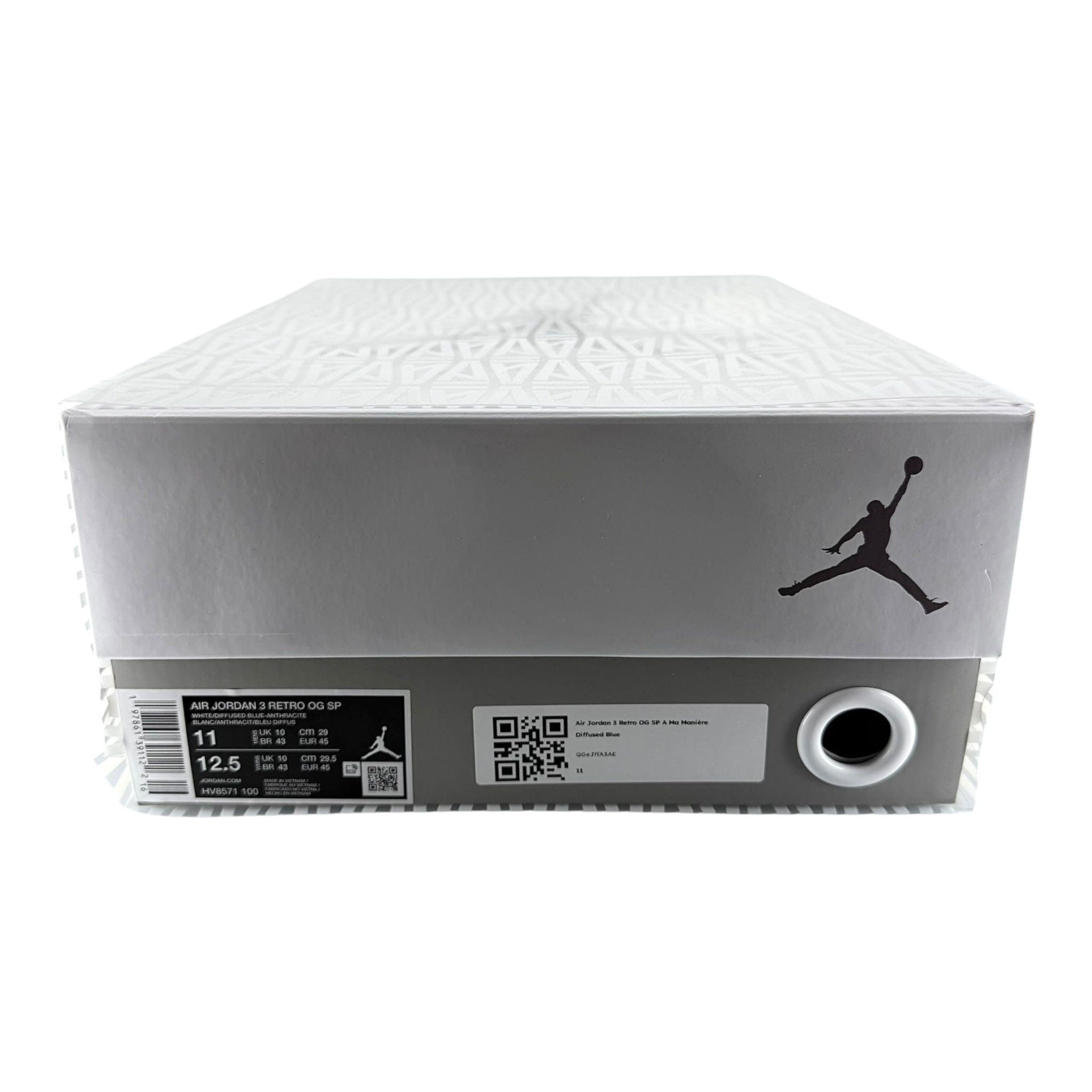 Nike 3 Retro OG SP A Ma Maniére Diffused Blue Size US 11 / EU 44 - 8 Thumbnail