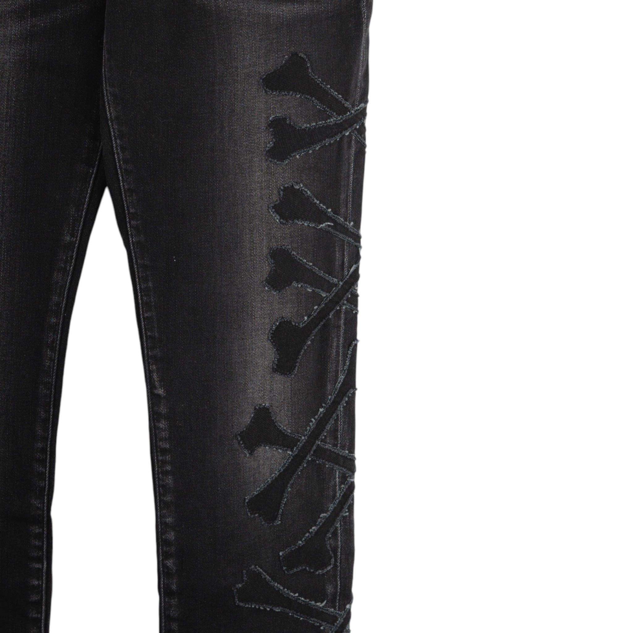 Amiri Amiri NY XO Bones Jeans Aged Black Size US 36 / EU 52 - 3 Thumbnail