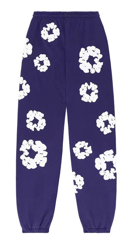 DENIM TEARS The Cotton Wreath Sweatpants Purple Size US 33 - 2 Thumbnail