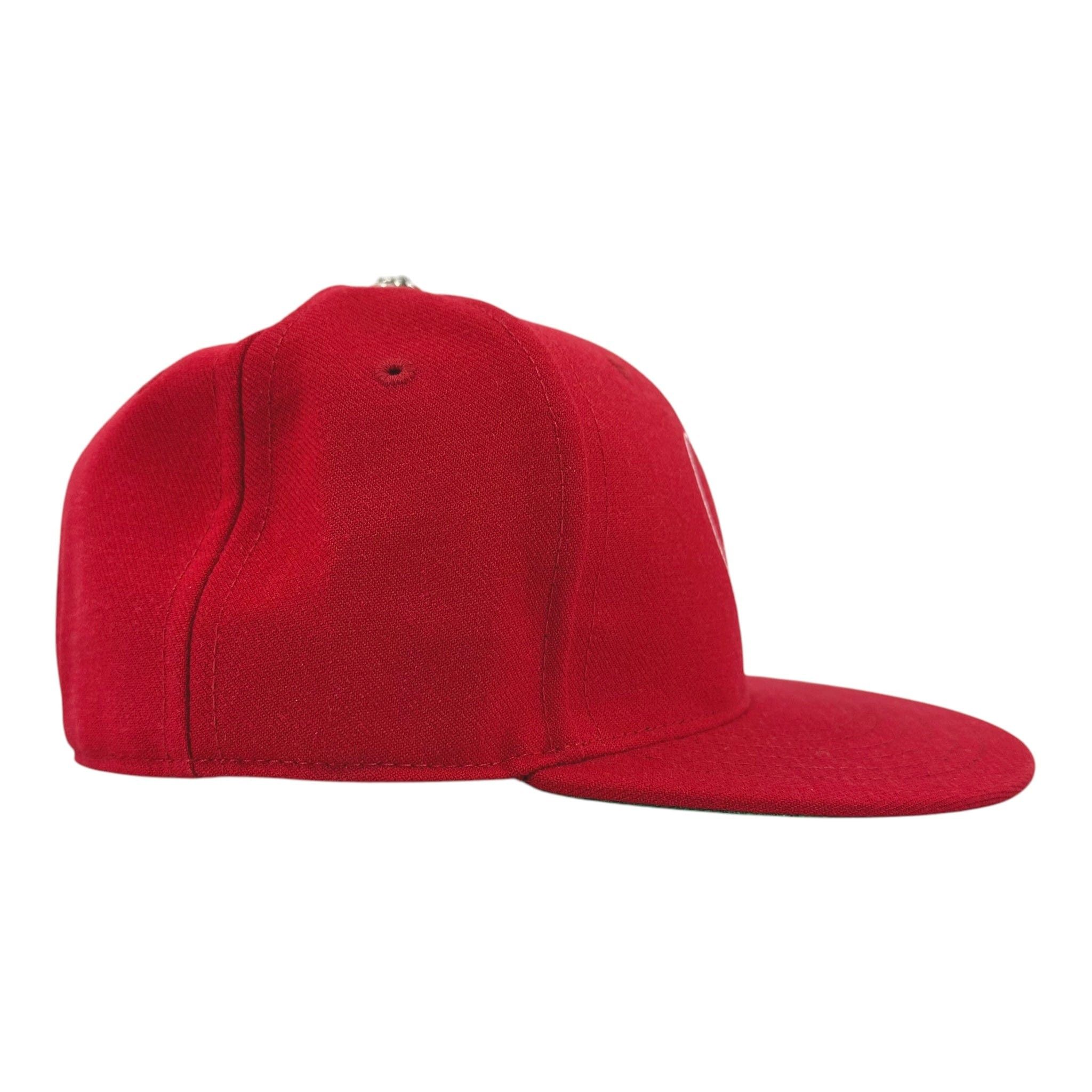 Chrome Hearts Love You Fitted Hat Red Size ONE SIZE - 3 Thumbnail