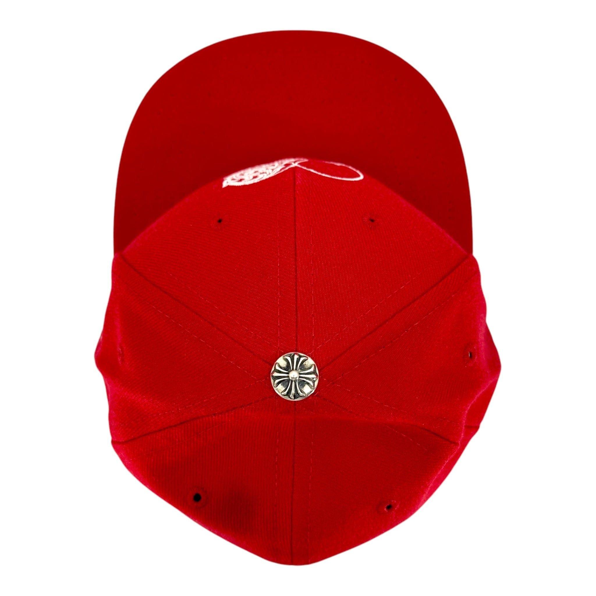 Chrome Hearts Love You Fitted Hat Red Size ONE SIZE - 7 Thumbnail