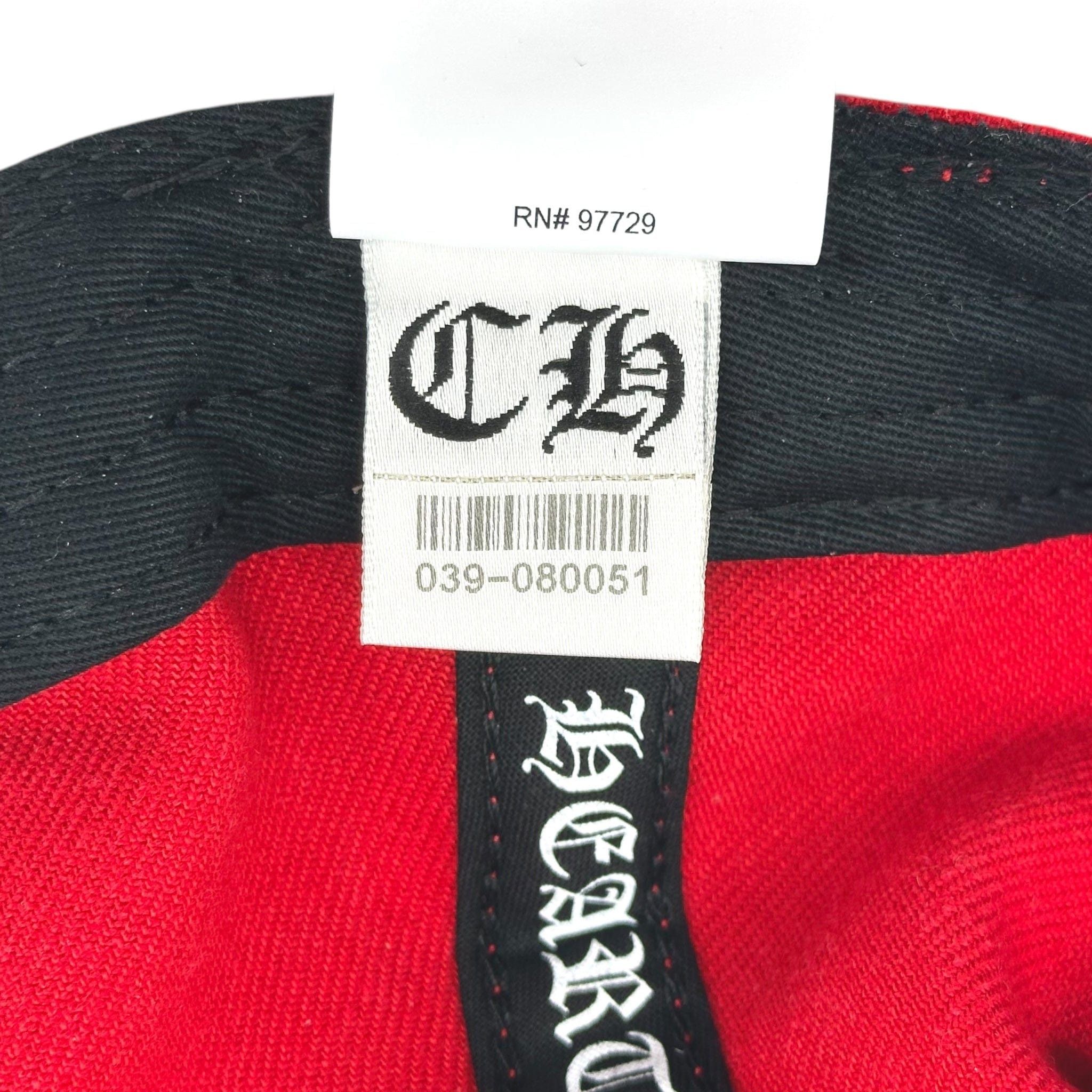 Chrome Hearts Love You Fitted Hat Red Size ONE SIZE - 11 Thumbnail