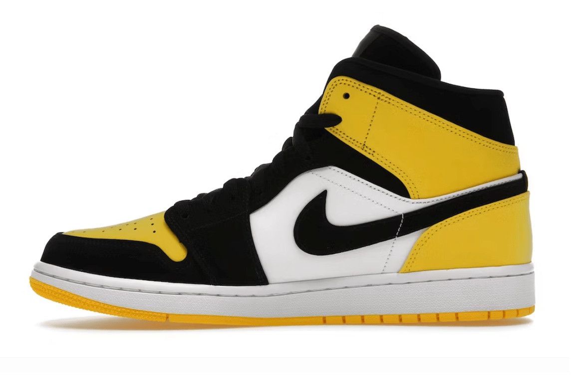 Nike 1 Mid Yellow Toe Black Size US 9.5 / EU 42-43 - 3 Thumbnail