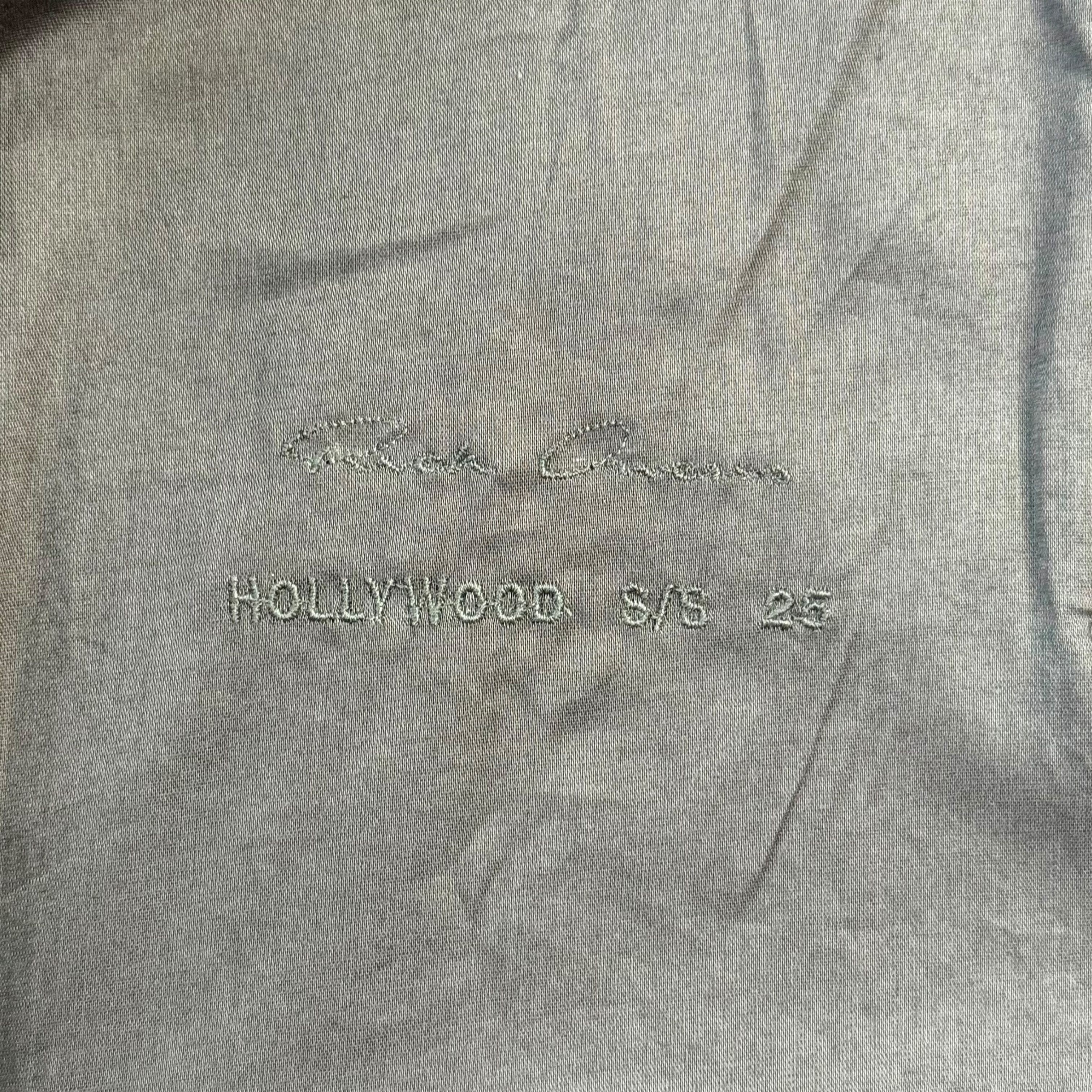 Rick Owens Tour Alice Lamb Leather Jacket Gunmetal Hollywood S/S25 Size US L / EU 52-54 / 3 - 3 Thumbnail