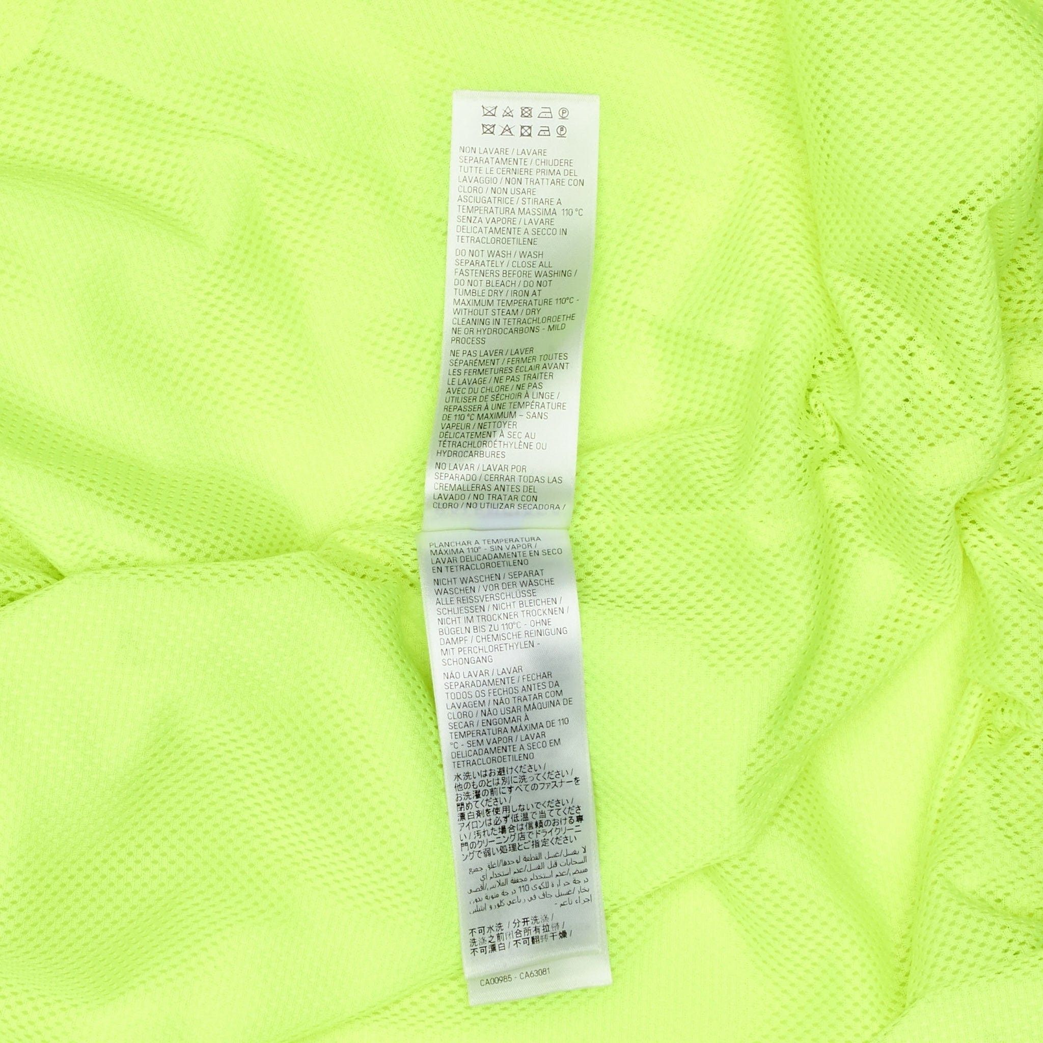 Balenciaga 3B Sports Track Jacket Fluo Yellow Size US L / EU 52-54 / 3 - 7 Thumbnail