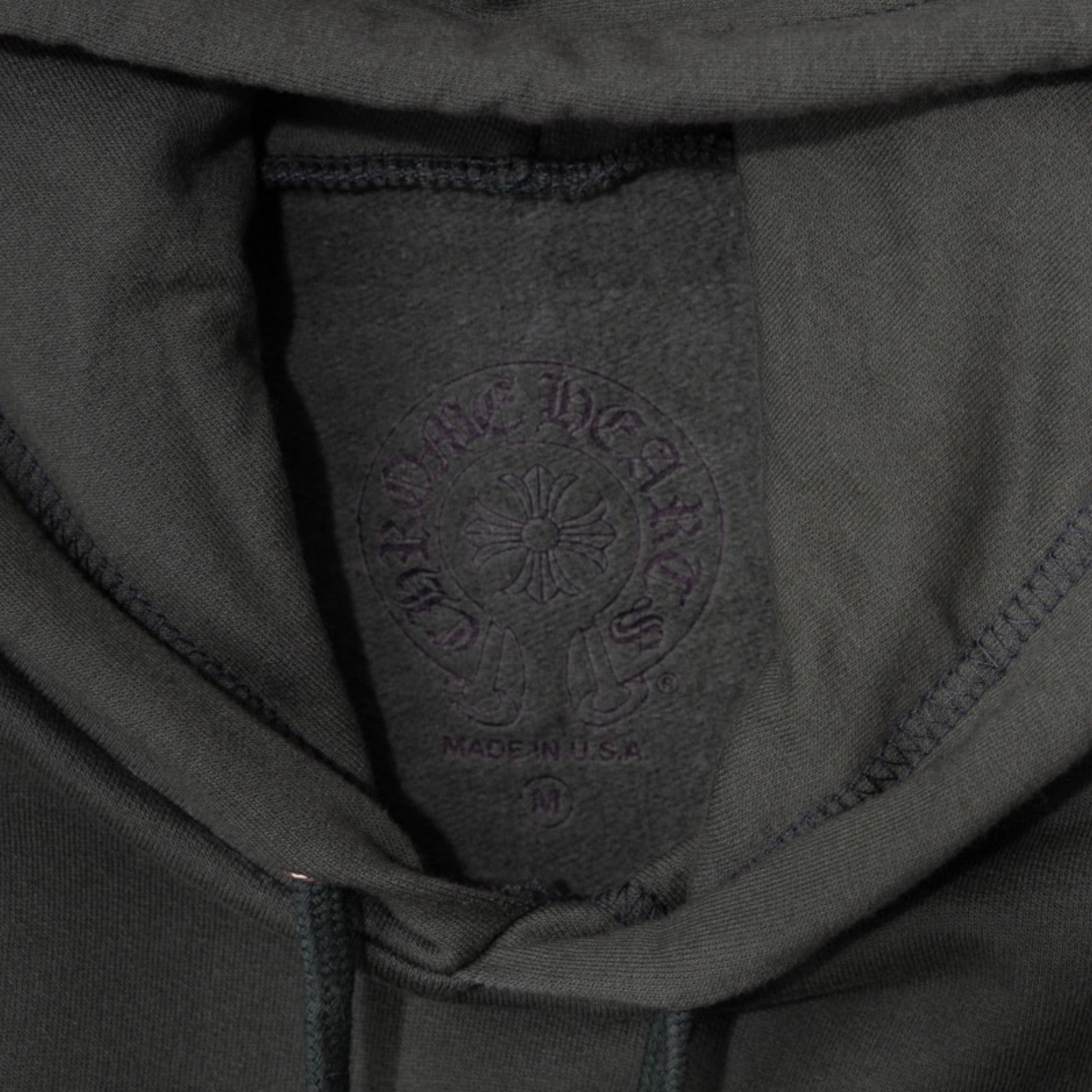 Chrome Hearts Shoulder Logo Hooded Sweatshirt Green Gold Size US XL / EU 56 / 4 - 4 Thumbnail