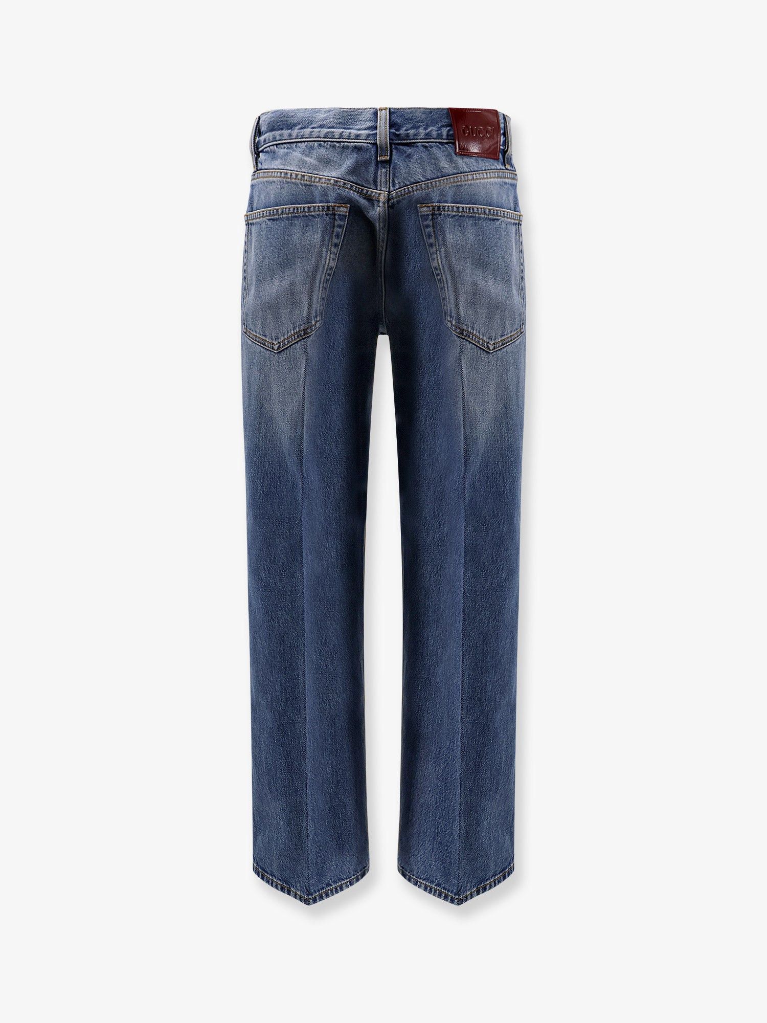 Gucci Cotton jeans with Gucci Rosso Ancora naplak tag 27 - USA Tariffs Included Size 27" / US 4 / IT 40 - 2 Thumbnail