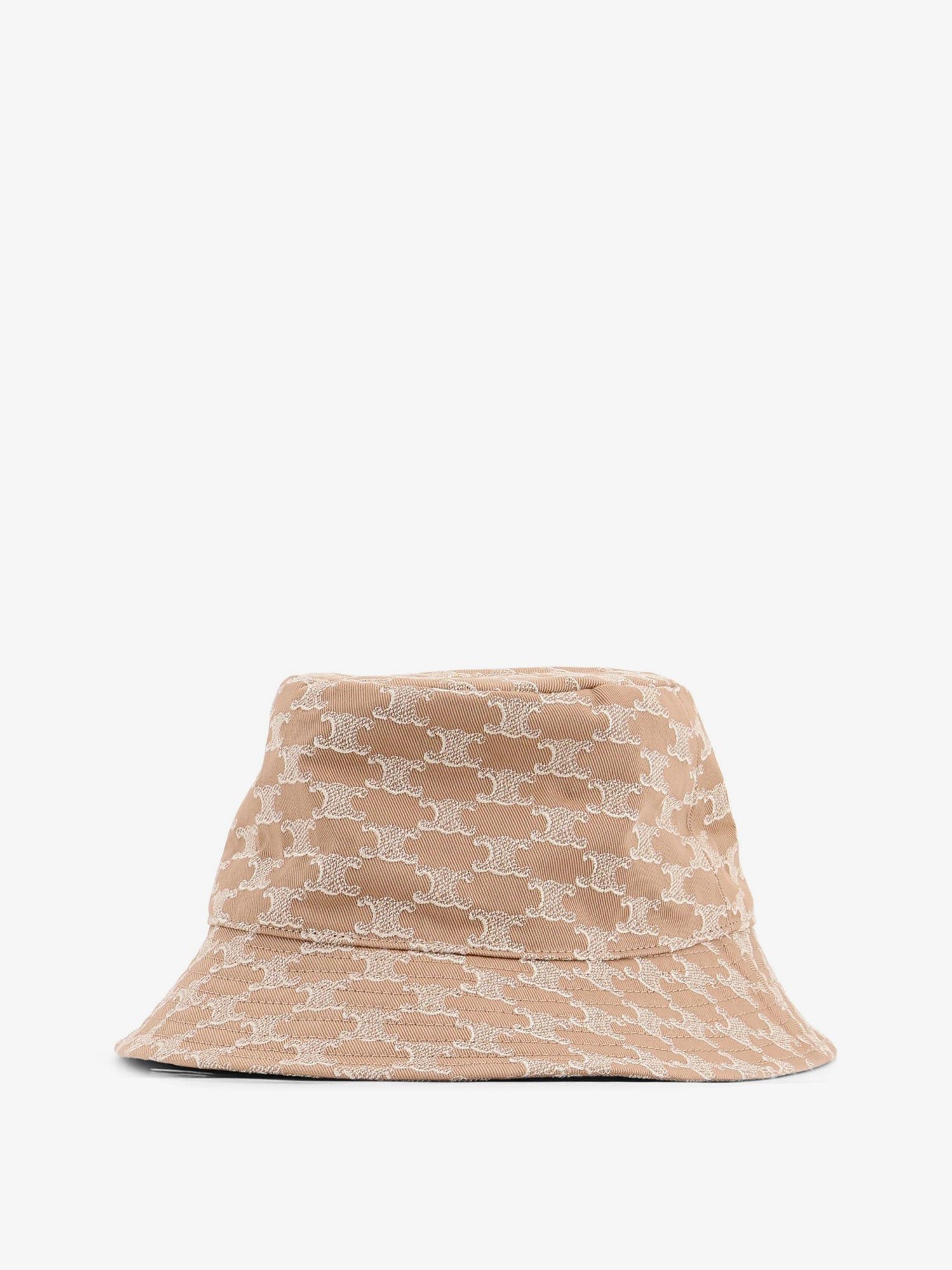 Celine Cotton hat with Triomphe logo all-over S - USA Tariffs Included Size ONE SIZE - 3 Thumbnail