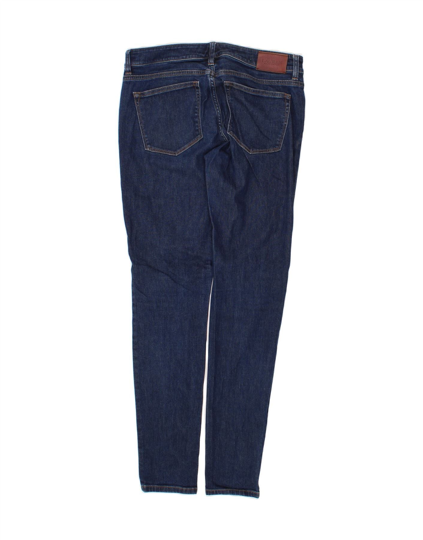 Ralph Lauren Womens Slim Jeans US 8 Medium W30 L32 Blue Cotton Size 42" / US 20 - 2 Thumbnail