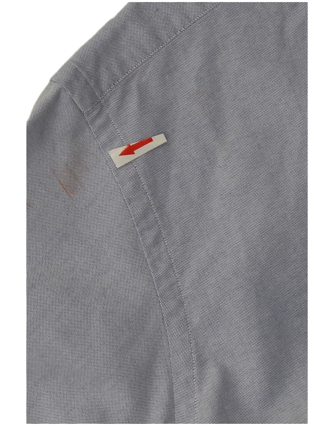 Ralph Lauren Mens Blake Short Sleeve Loose Fit Shirt Small Blue Cotton Size US S / EU 44-46 / 1 - 3 Thumbnail
