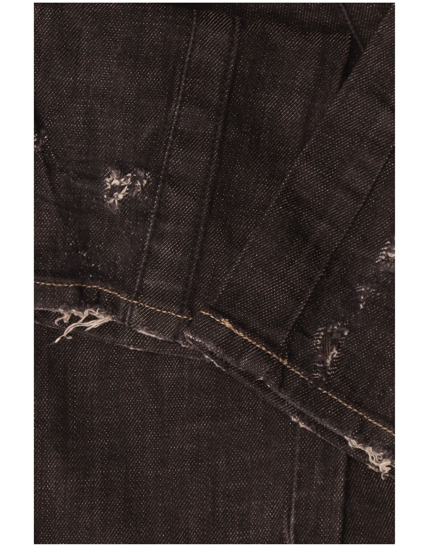 Diesel Womens Rokket Low Waist Slim Jeans W26 L34 Black Cotton Size 42" / US 20 - 3 Thumbnail