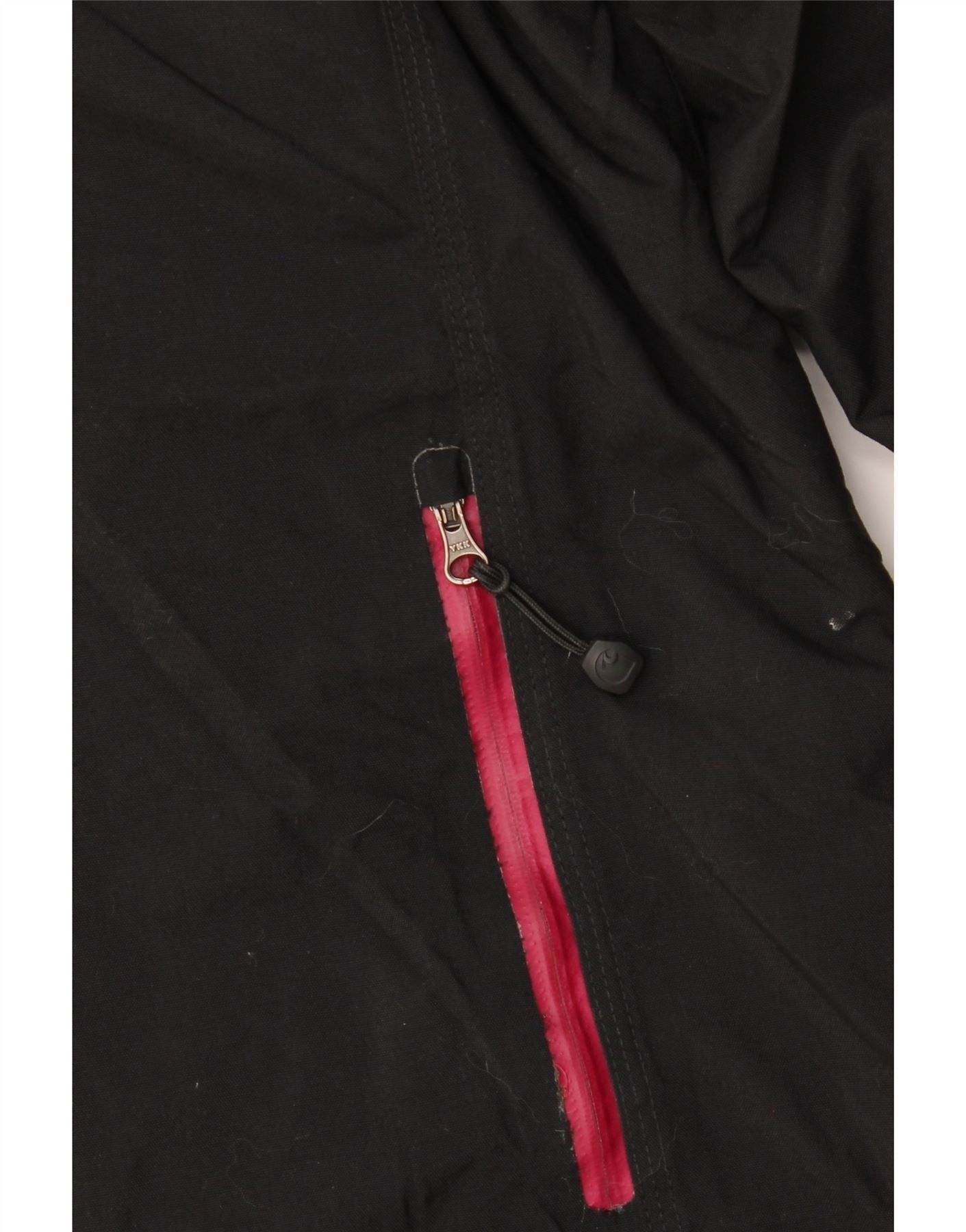 Carhartt Womens Hooded Windbreaker Jacket US 8/10 Medium Black Polyes Size L / US 10 / IT 46 - 3 Thumbnail