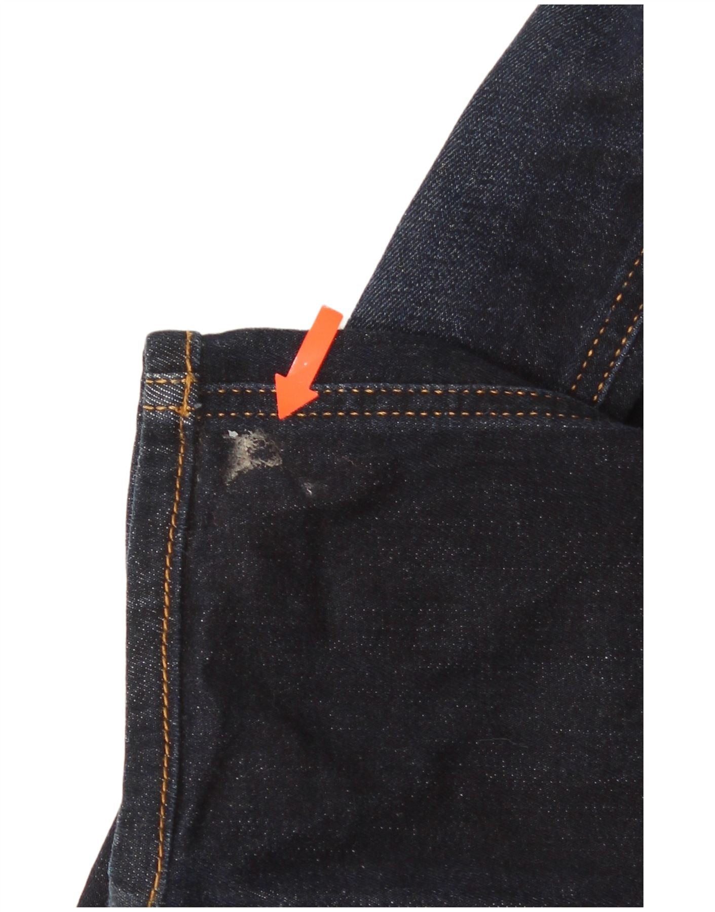 Diesel Womens Straight Jeans W28 L28 Navy Blue Size 42" / US 20 - 3 Thumbnail