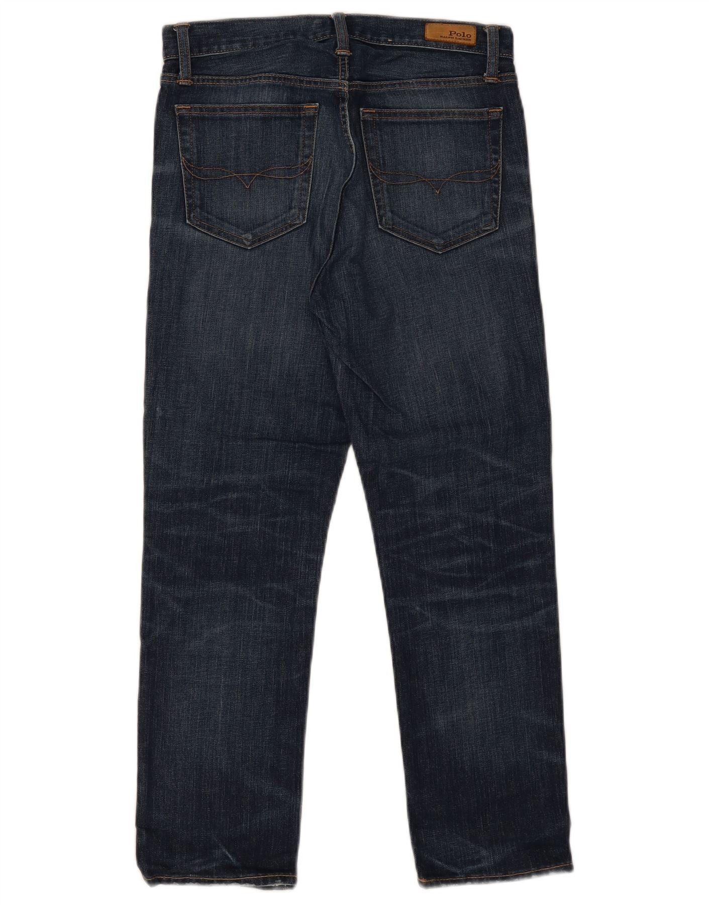 Polo Ralph Lauren Mens Straight Jeans W29 L26 Blue Cotton Size US 29 - 2 Thumbnail