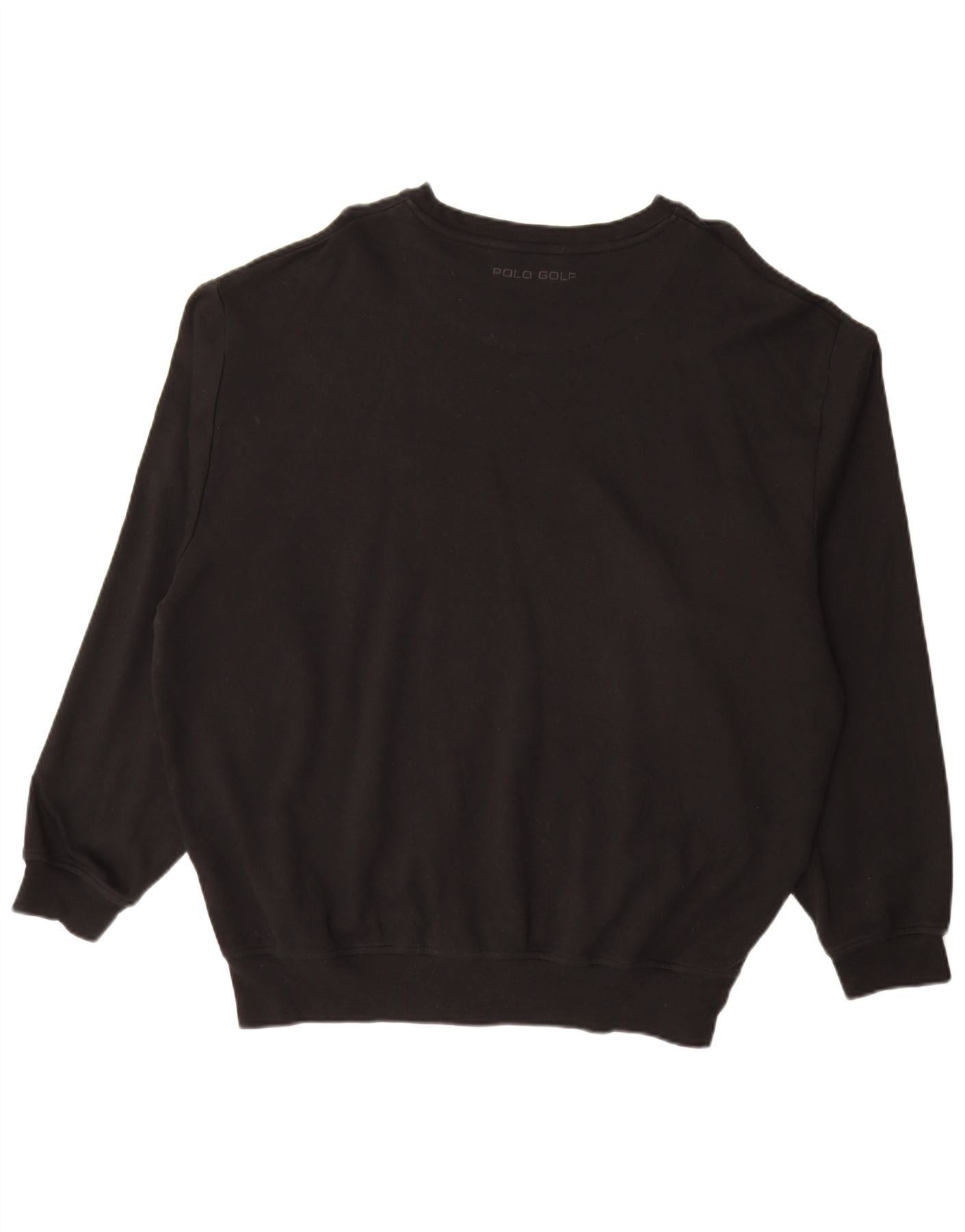 Ralph Lauren Mens Loose Fit Sweatshirt Jumper XL Black Cotton Size US XL / EU 56 / 4 - 2 Thumbnail