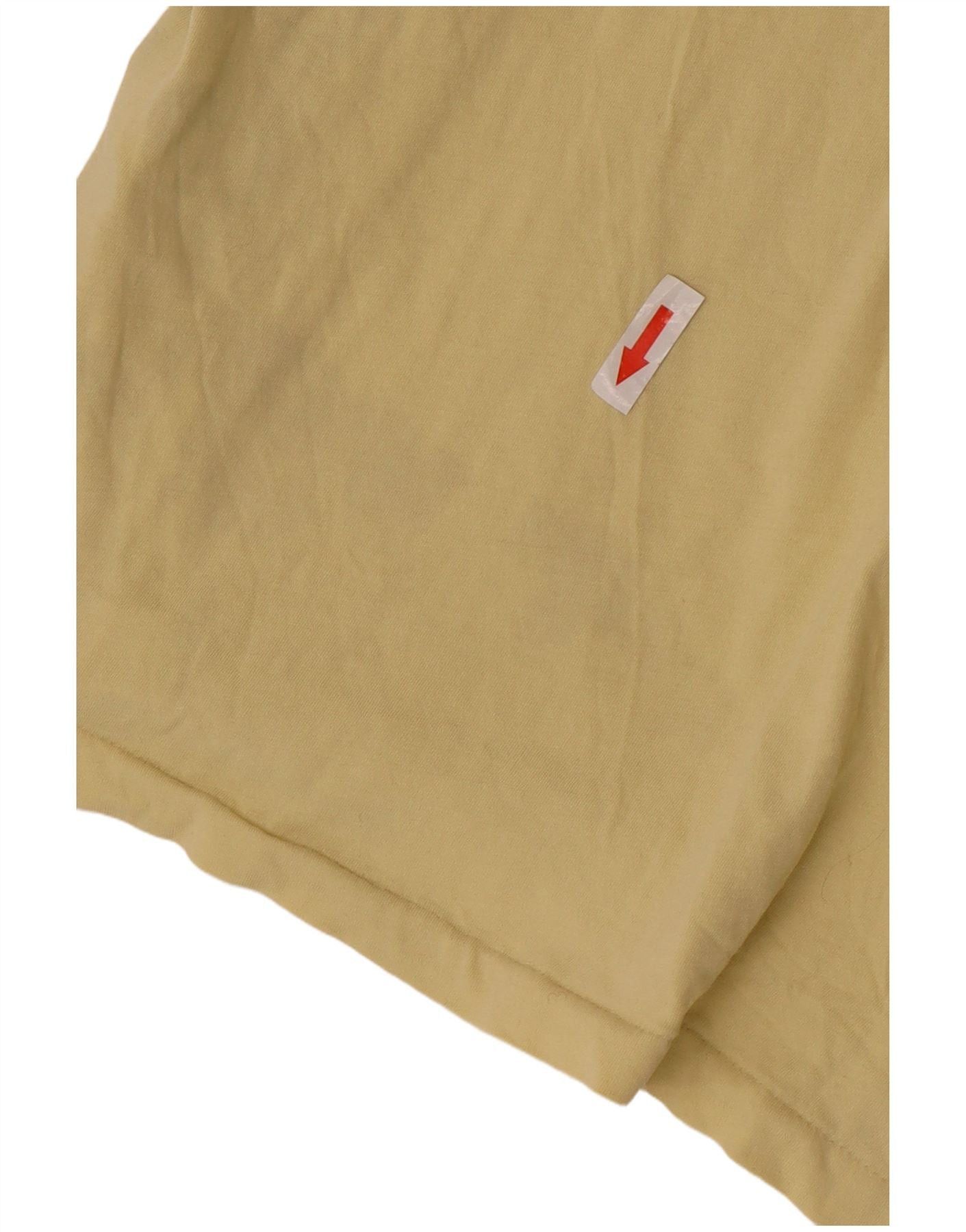 Polo Ralph Lauren Womens T-Shirt Top UK 14 Large Yellow Cotton Size S / US 4 / IT 40 - 3 Thumbnail
