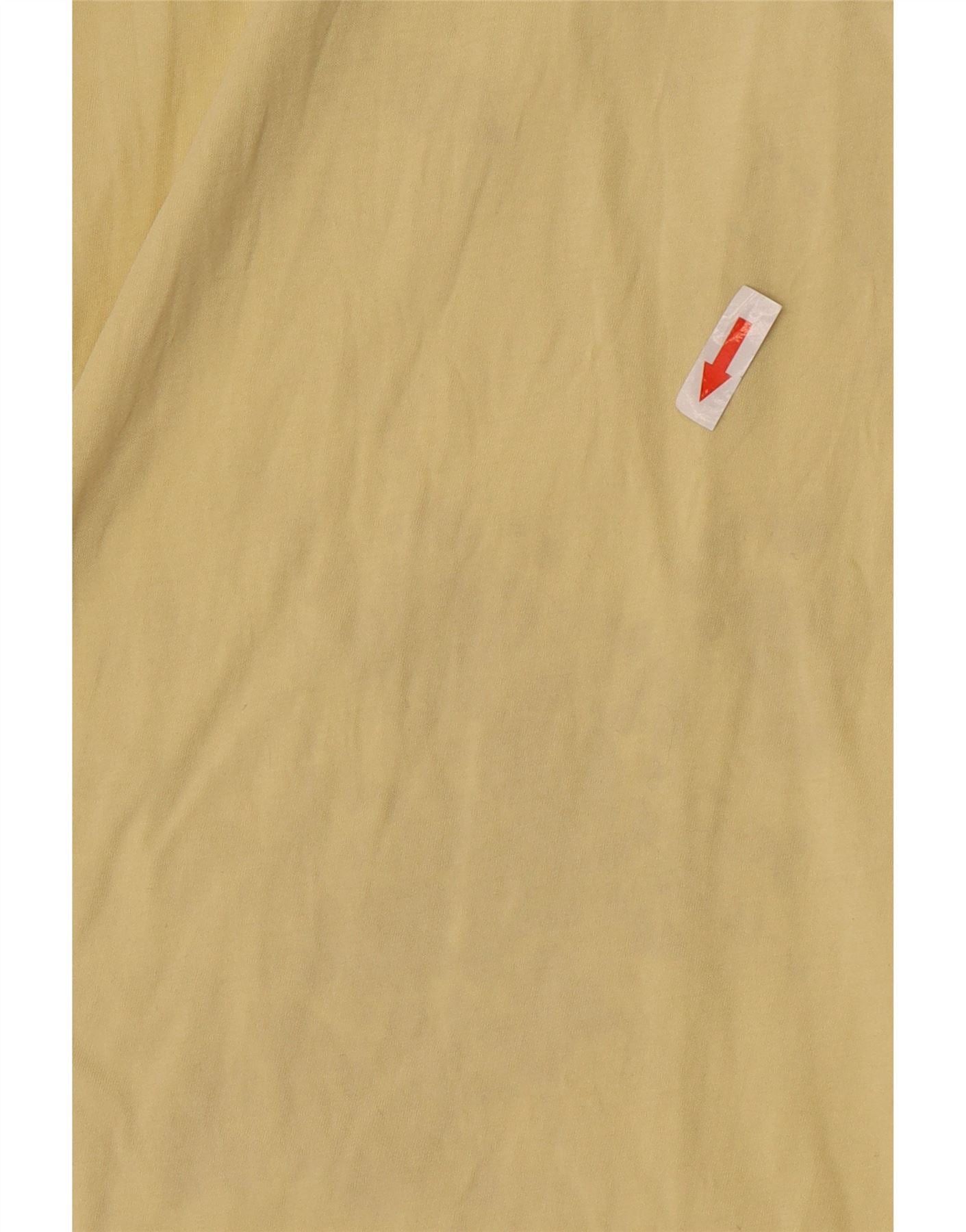 Polo Ralph Lauren Womens T-Shirt Top UK 14 Large Yellow Cotton Size S / US 4 / IT 40 - 4 Thumbnail