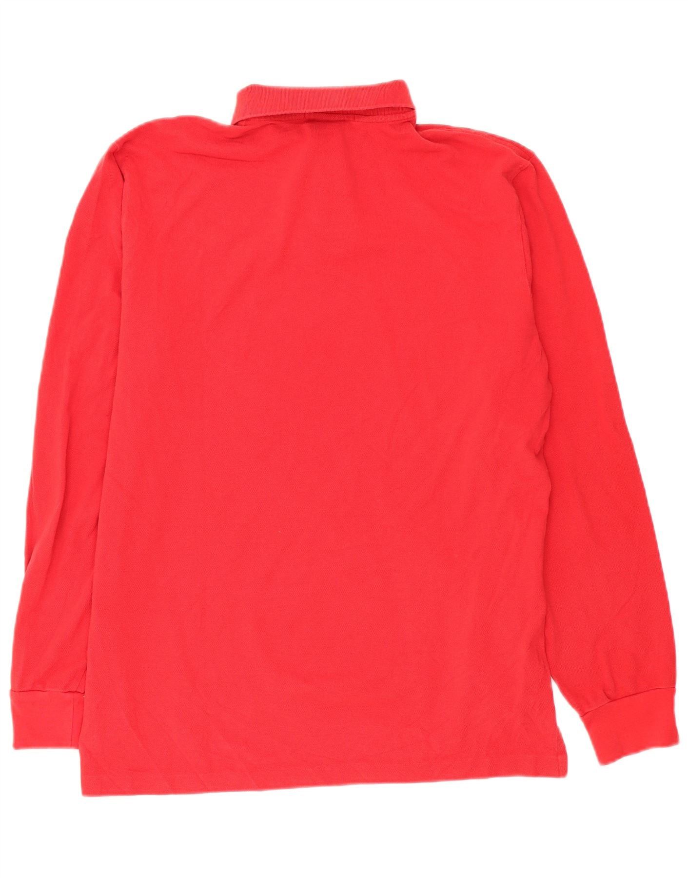 Polo Ralph Lauren Mens Custom Fit Polo Shirt XL Red Cotton Size US L / EU 52-54 / 3 - 2 Thumbnail