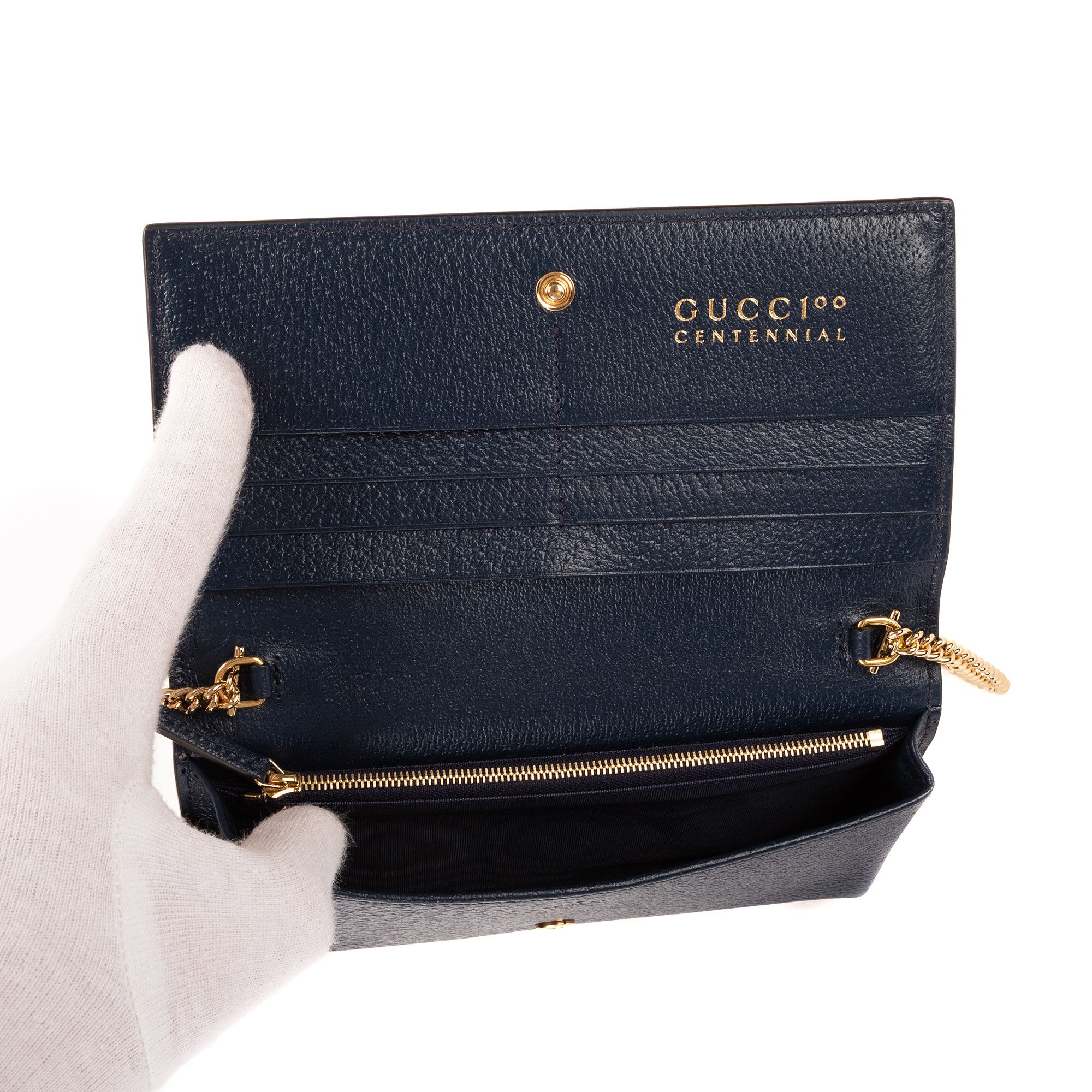 Gucci 100th Anniversary Centennial GG Chain Wallet Size ONE SIZE - 9 Thumbnail