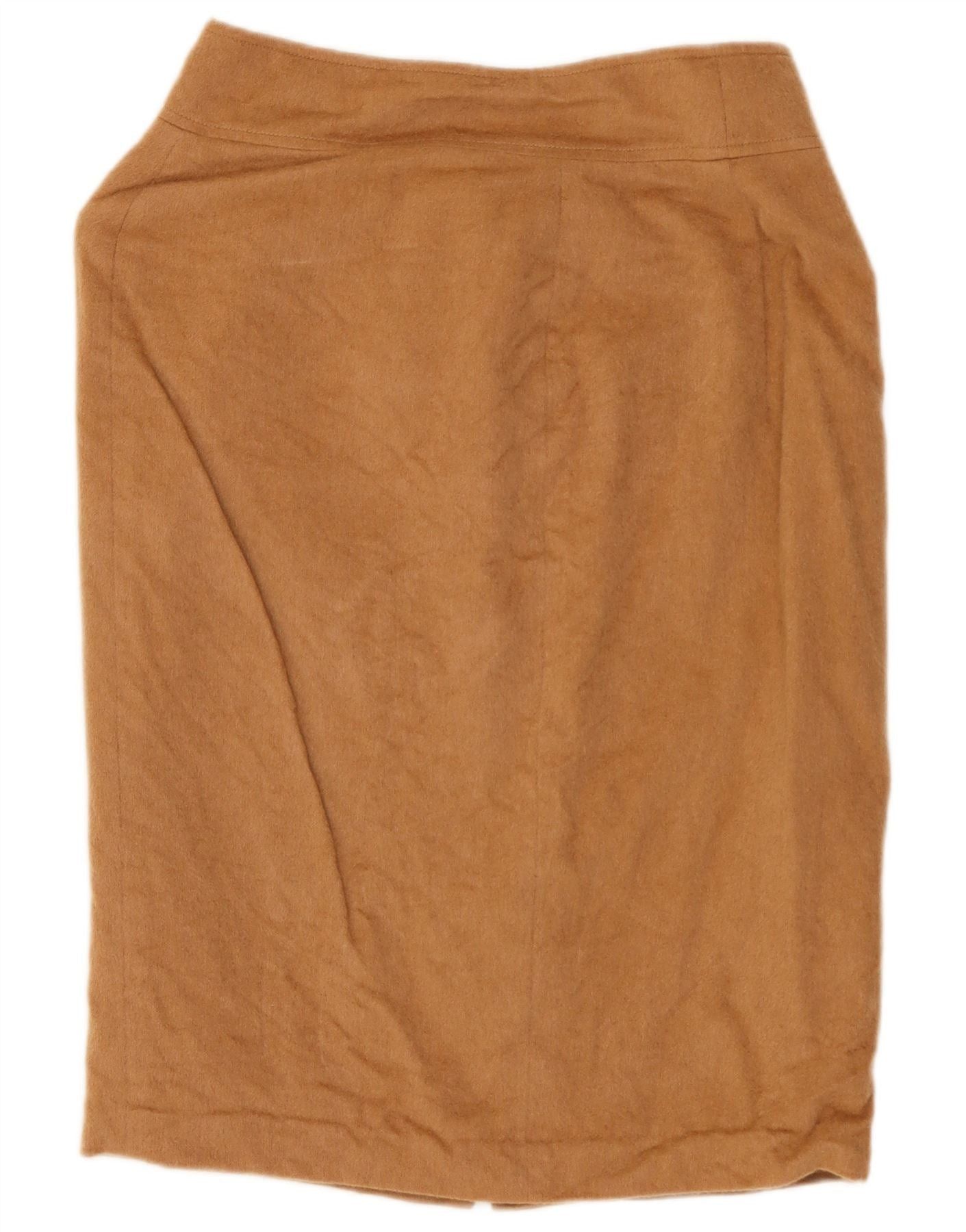 Polo Ralph Lauren Womens Pencil Skirt US 4 Small W28 Brown Cupro Size 25" / US 0 / IT 36 - 2 Thumbnail