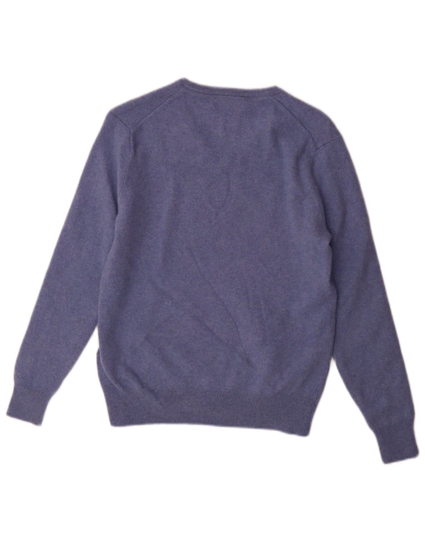 Polo Ralph Lauren Mens Jumper Sweater Small Blue Wool Size US S / EU 44-46 / 1 - 2 Thumbnail