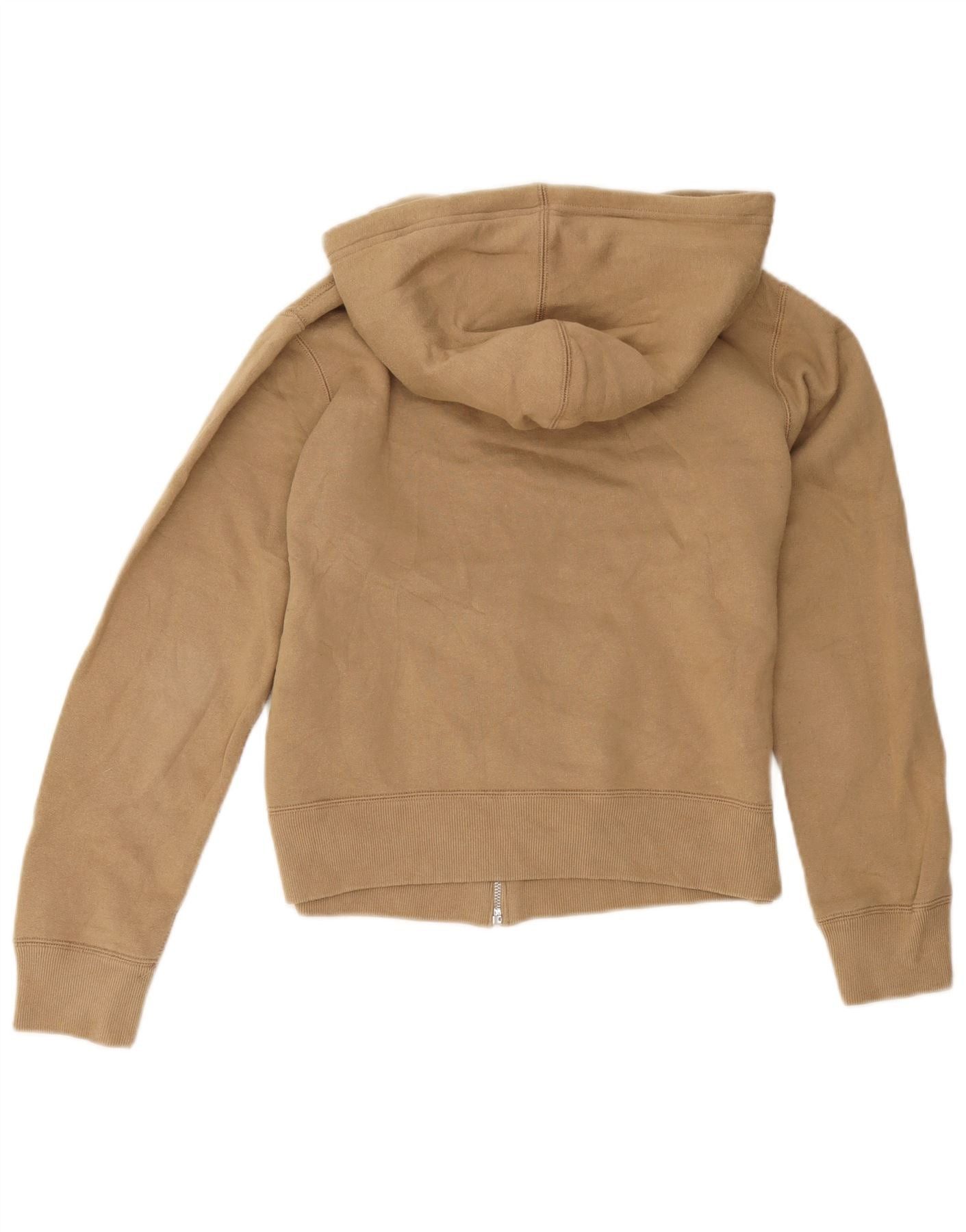 Polo Ralph Lauren Womens Overd Zip Hoodie Sweater UK 10 Small Beige Size M / US 6-8 / IT 42-44 - 2 Thumbnail