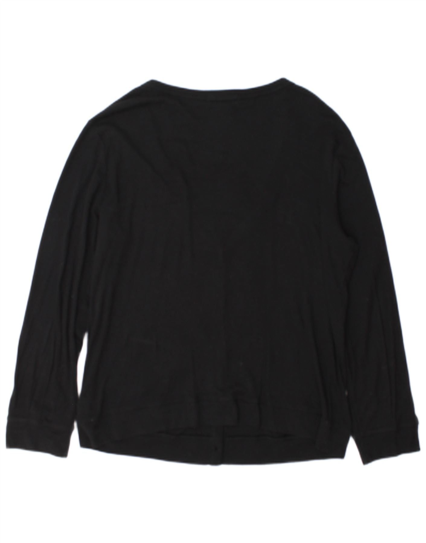 Ralph Lauren Womens Cardigan Sweater UK 18 XL Navy Blue Cotton Size M / US 6-8 / IT 42-44 - 2 Thumbnail