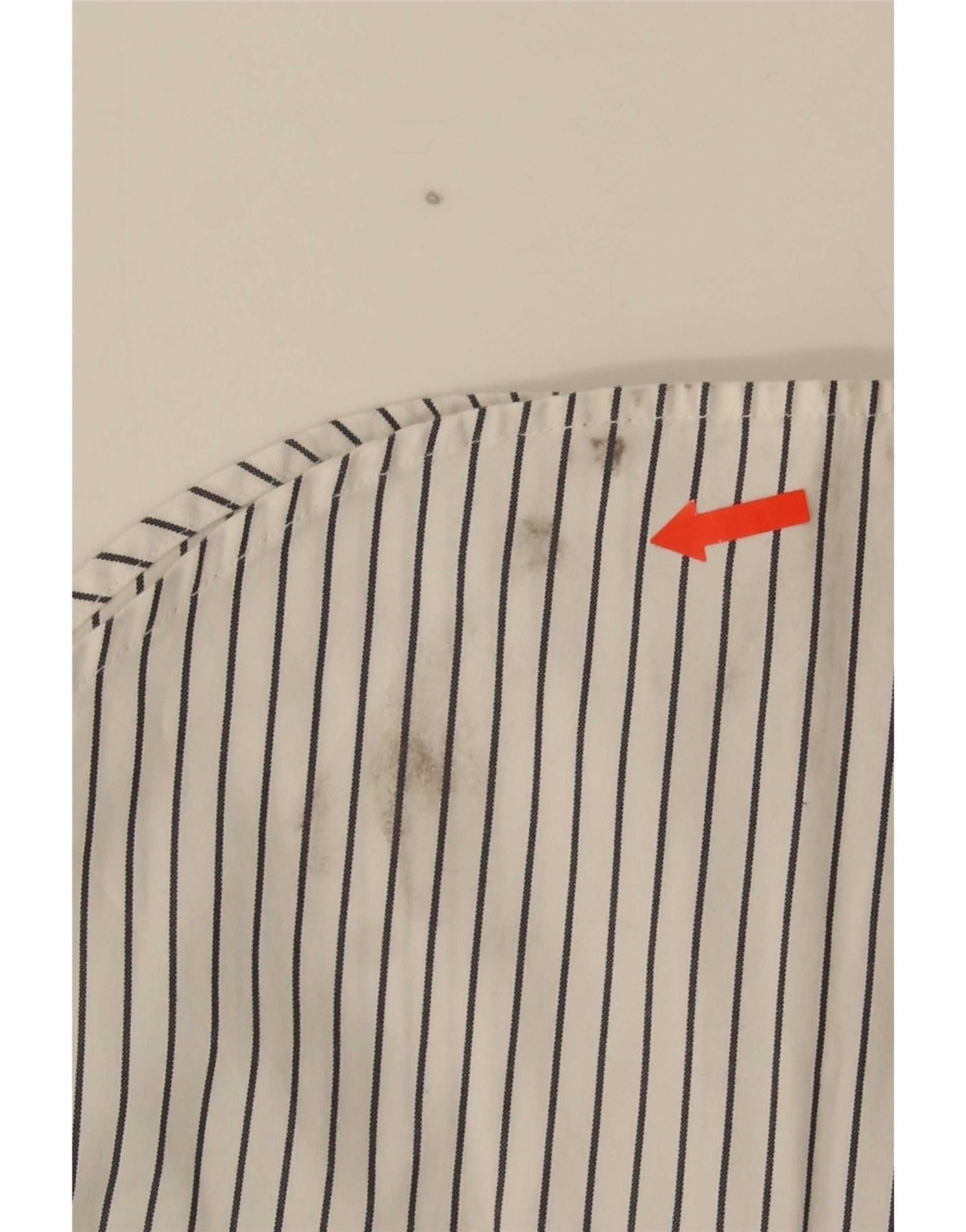 Ralph Lauren Womens Shirt US 6 Medium White Striped Cotton Size M / US 6-8 / IT 42-44 - 3 Thumbnail