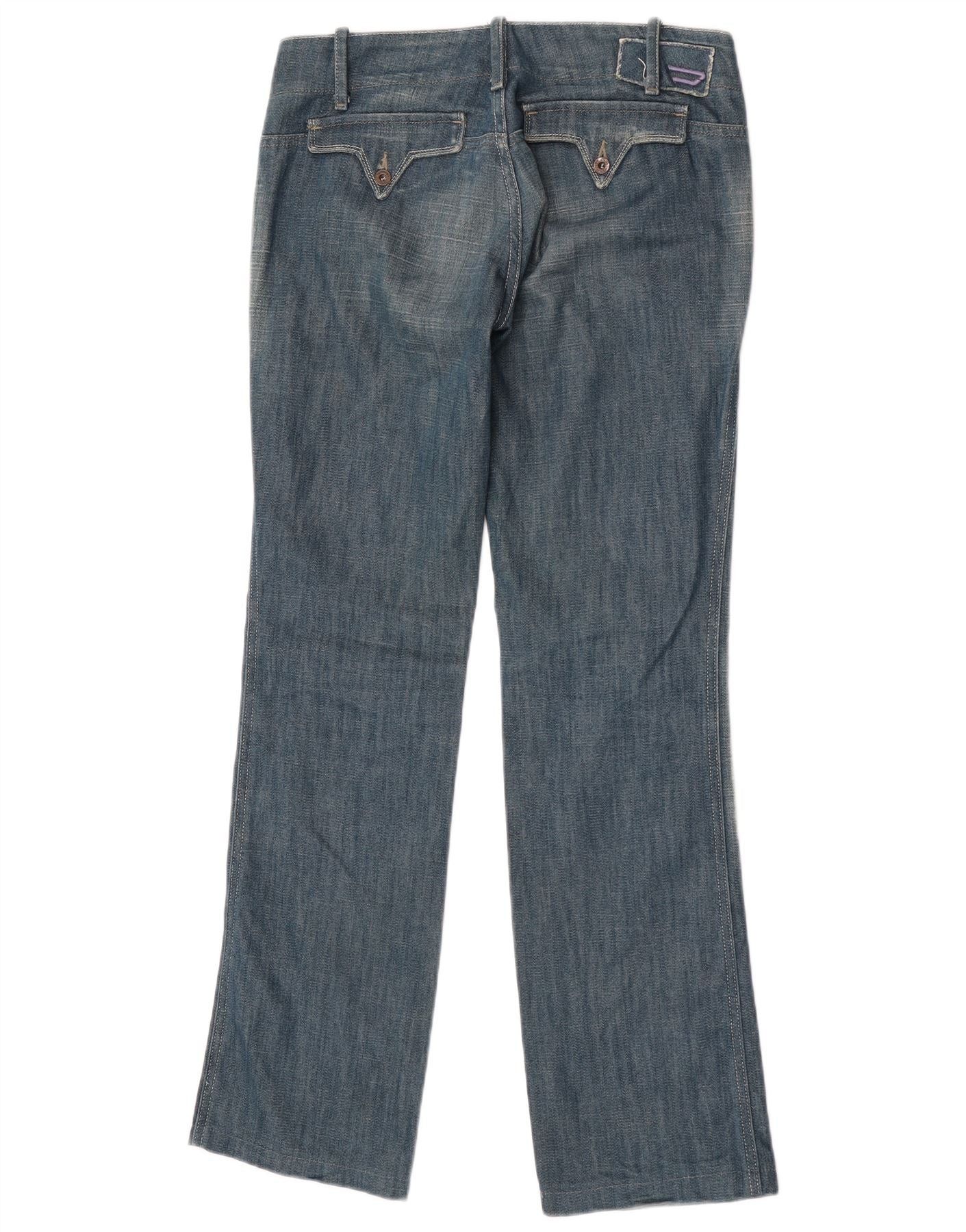 Diesel Womens Bootcut Jeans W28 L32 Blue Cotton Size 42" / US 20 - 2 Thumbnail