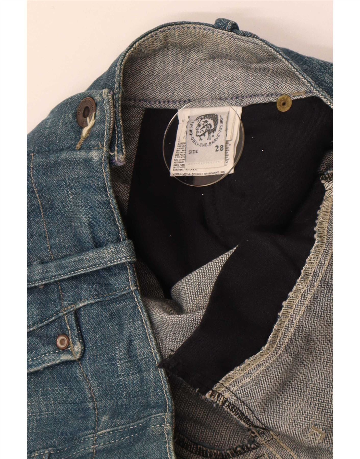 Diesel Womens Bootcut Jeans W28 L32 Blue Cotton Size 42" / US 20 - 4 Thumbnail
