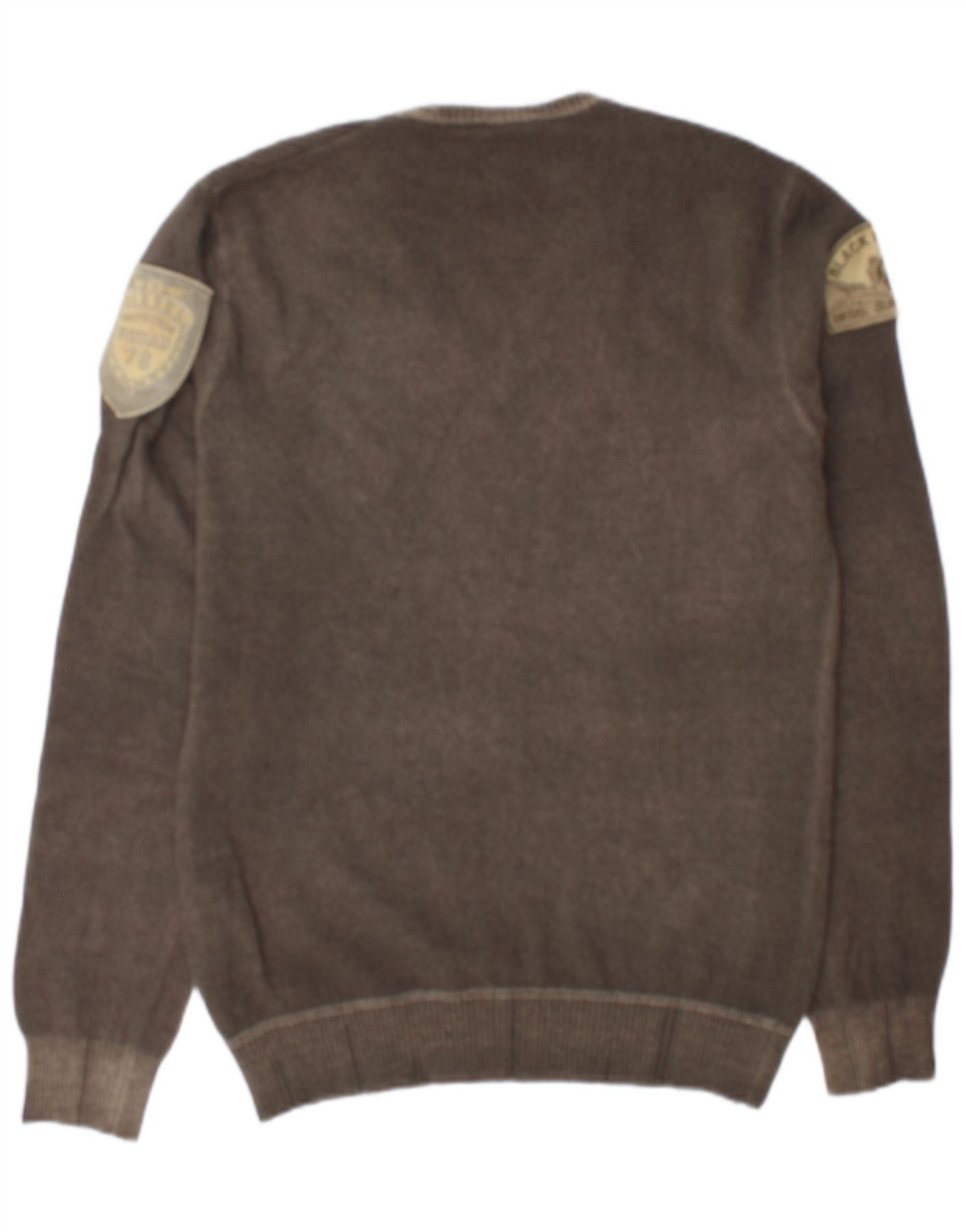 Diesel Mens V-Neck Jumper Sweater XL Grey Wool Size US XXL / EU 58 / 5 - 2 Thumbnail