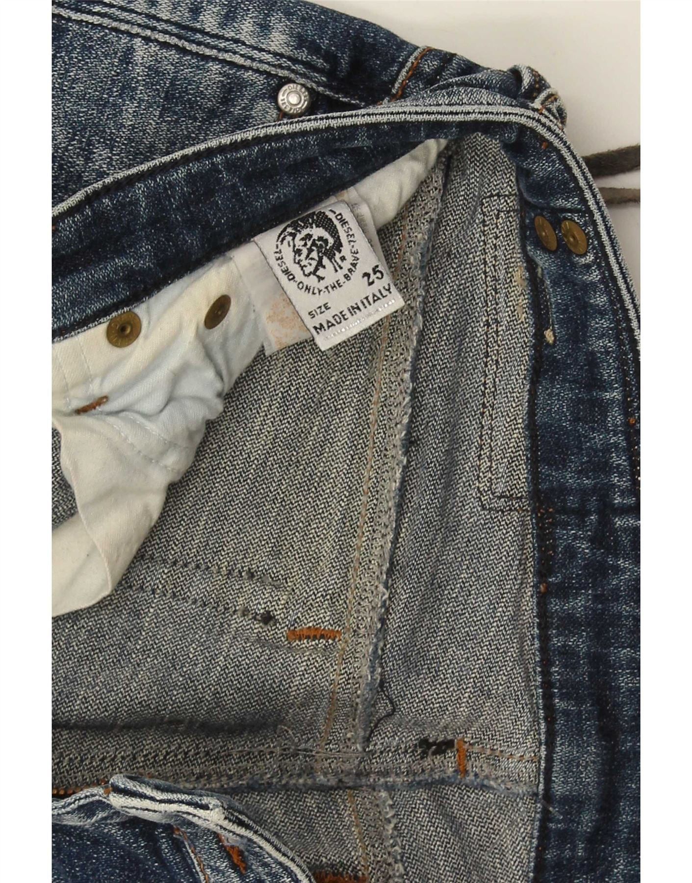 Diesel Womens Slim Jeans W25 L29 Blue Size 42" / US 20 - 3 Thumbnail