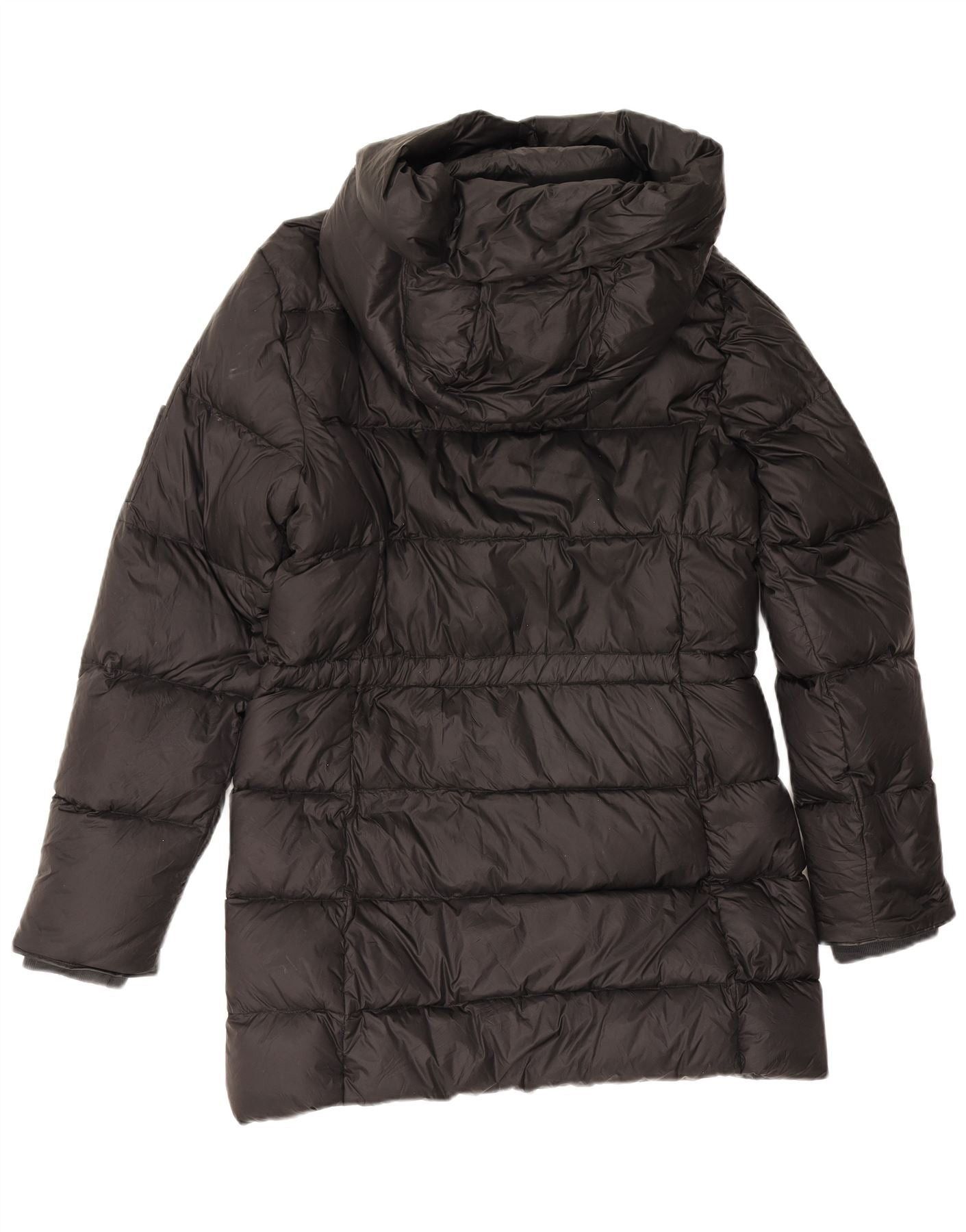 Polo Ralph Lauren Womens Hooded Padded Coat UK 14 Medium Black Nylon Size M / US 6-8 / IT 42-44 - 2 Thumbnail