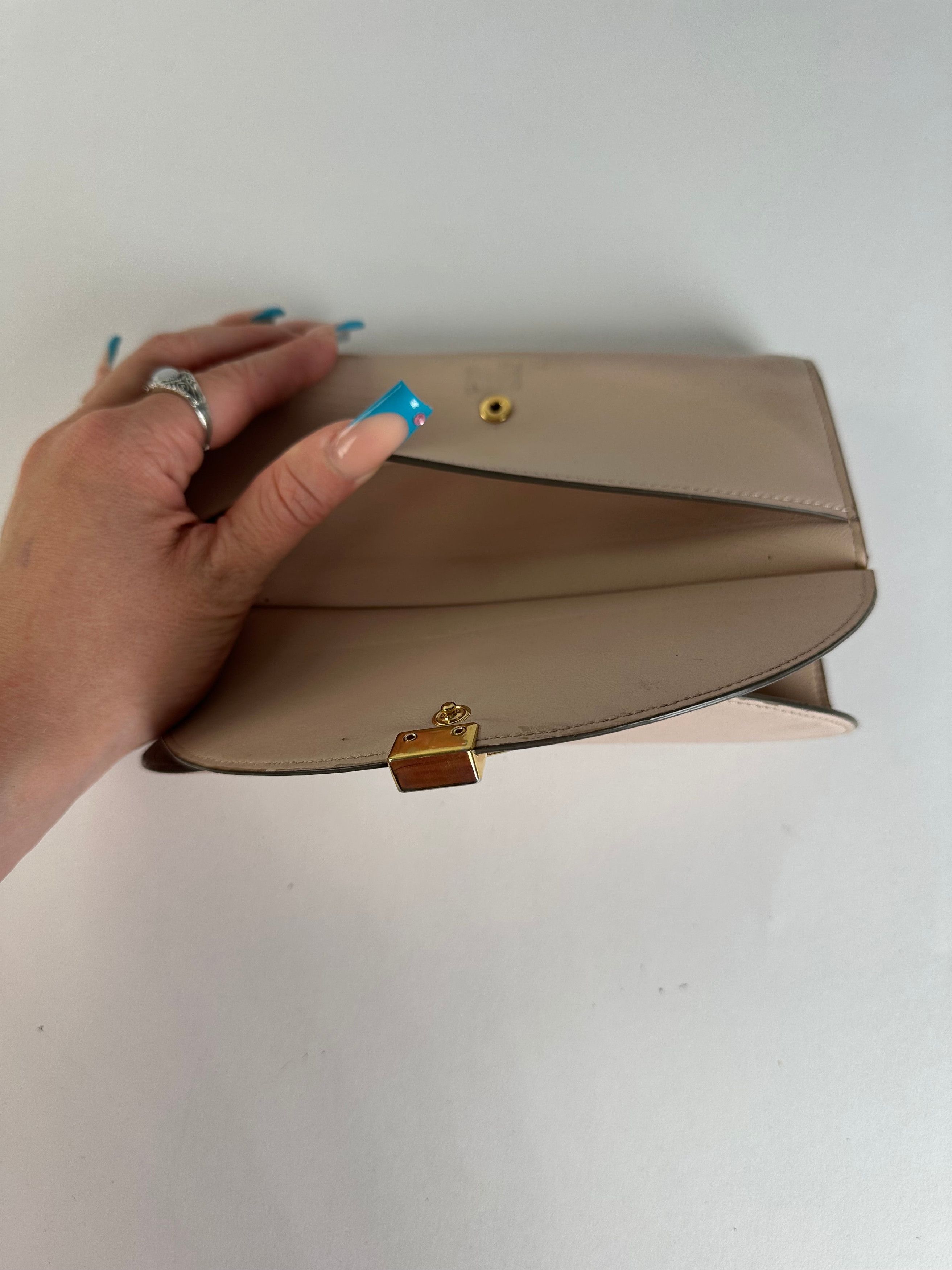 Chloe Vintage Grained Wallet Blush Size ONE SIZE - 6 Thumbnail