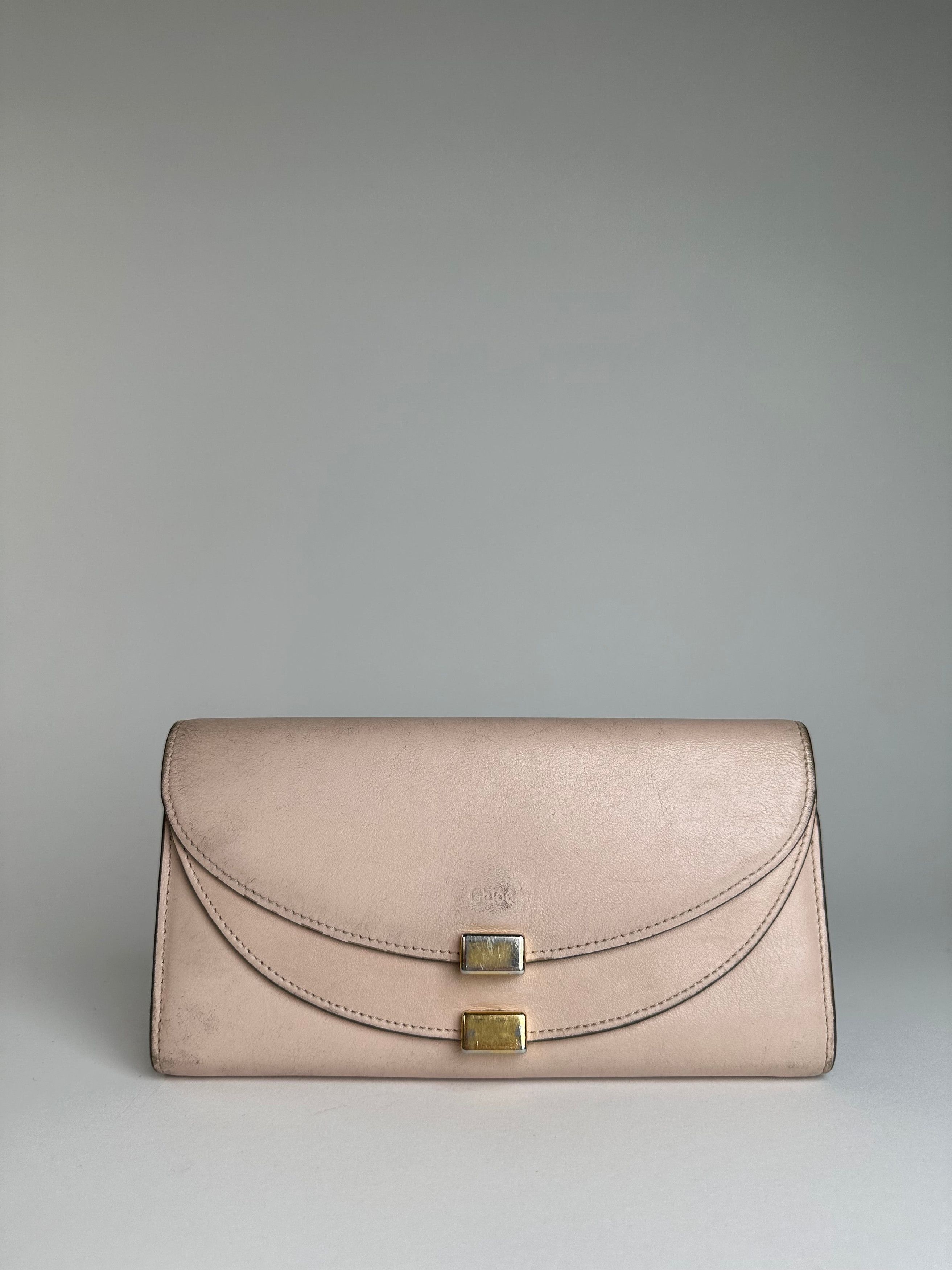 Chloe Vintage Grained Wallet Blush Size ONE SIZE - 11 Thumbnail