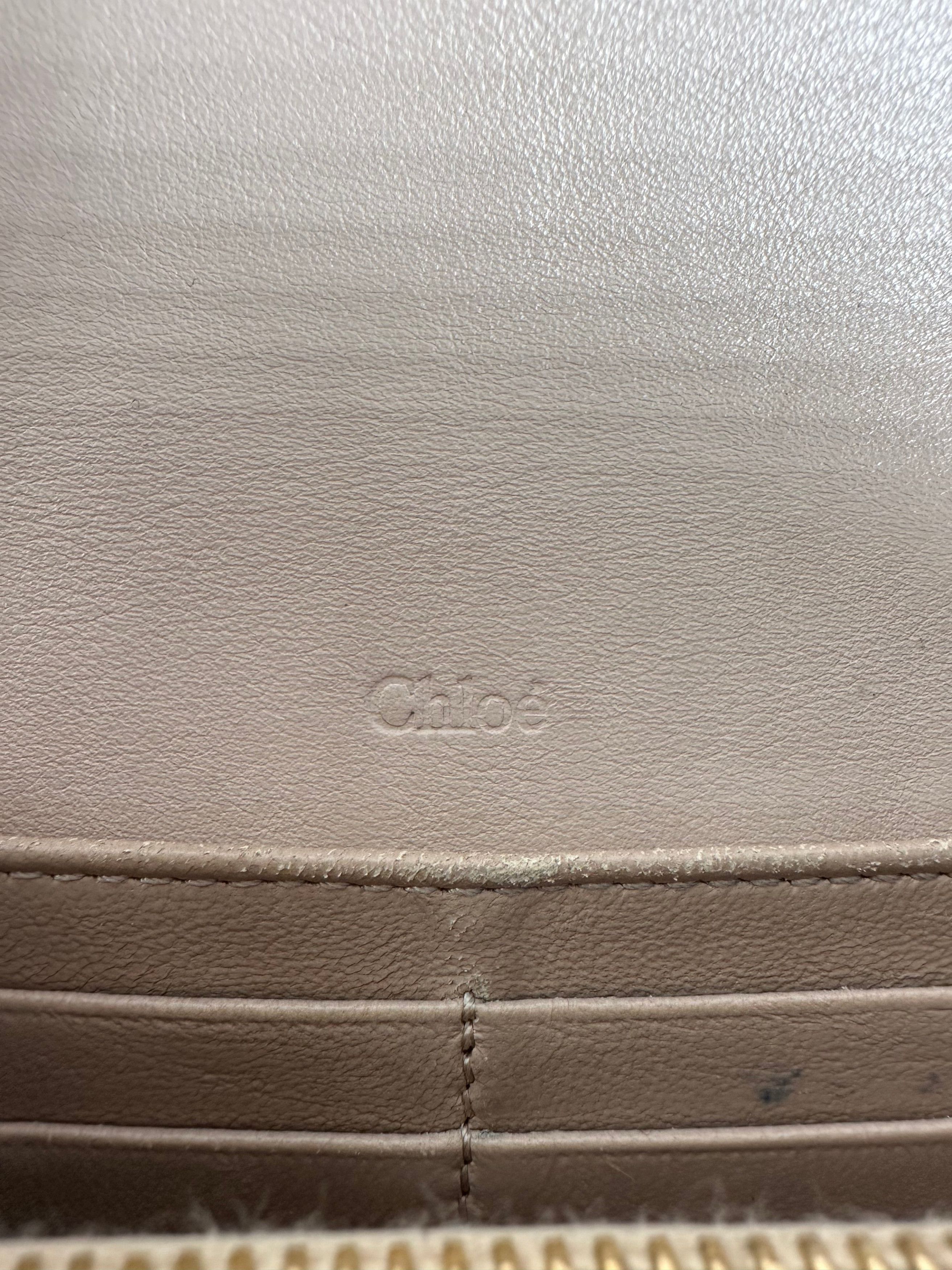 Chloe Vintage Grained Wallet Blush Size ONE SIZE - 4 Thumbnail