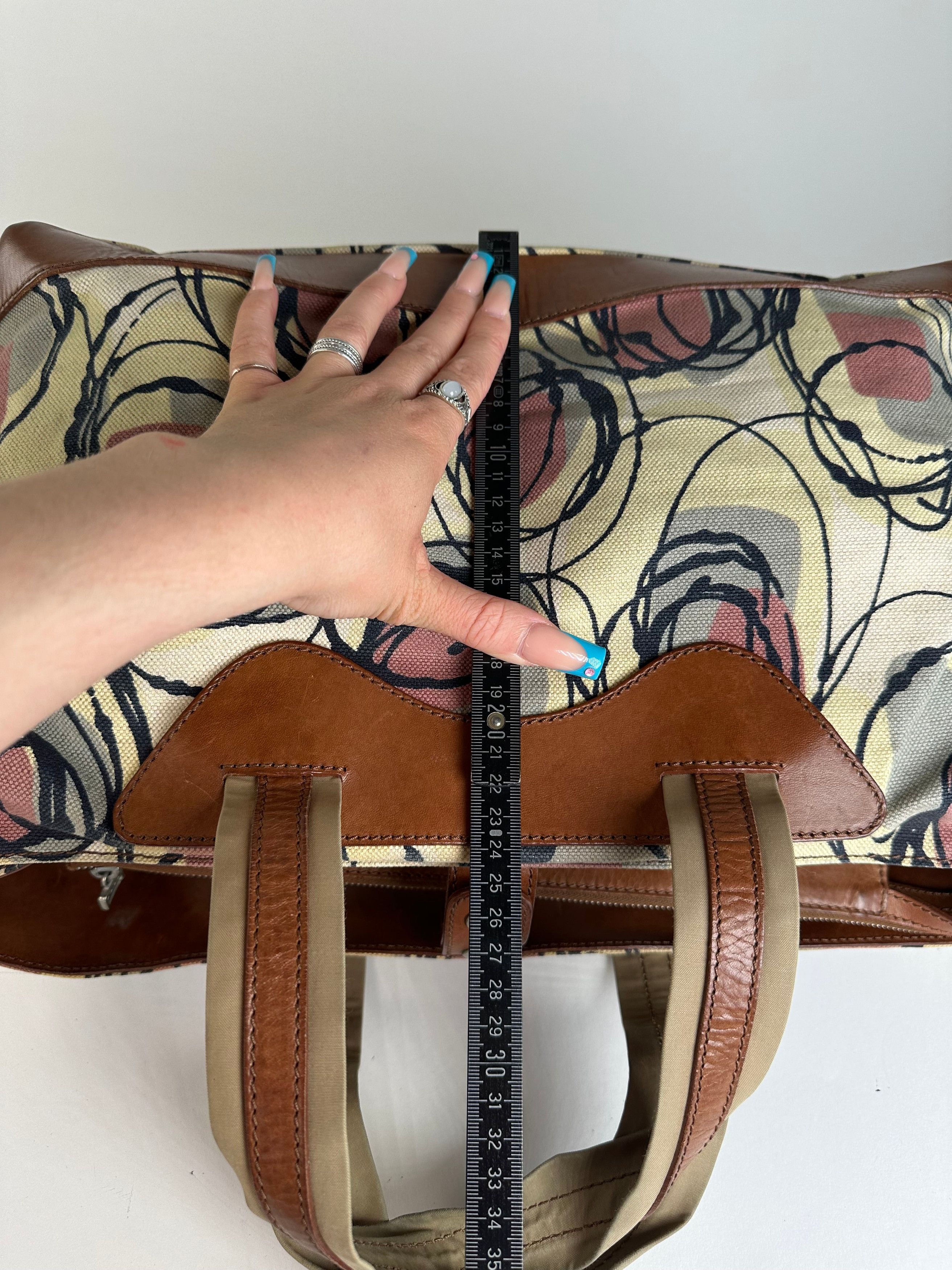 Marni Vintage Canvas Tote Bag Cream Size ONE SIZE - 14 Thumbnail