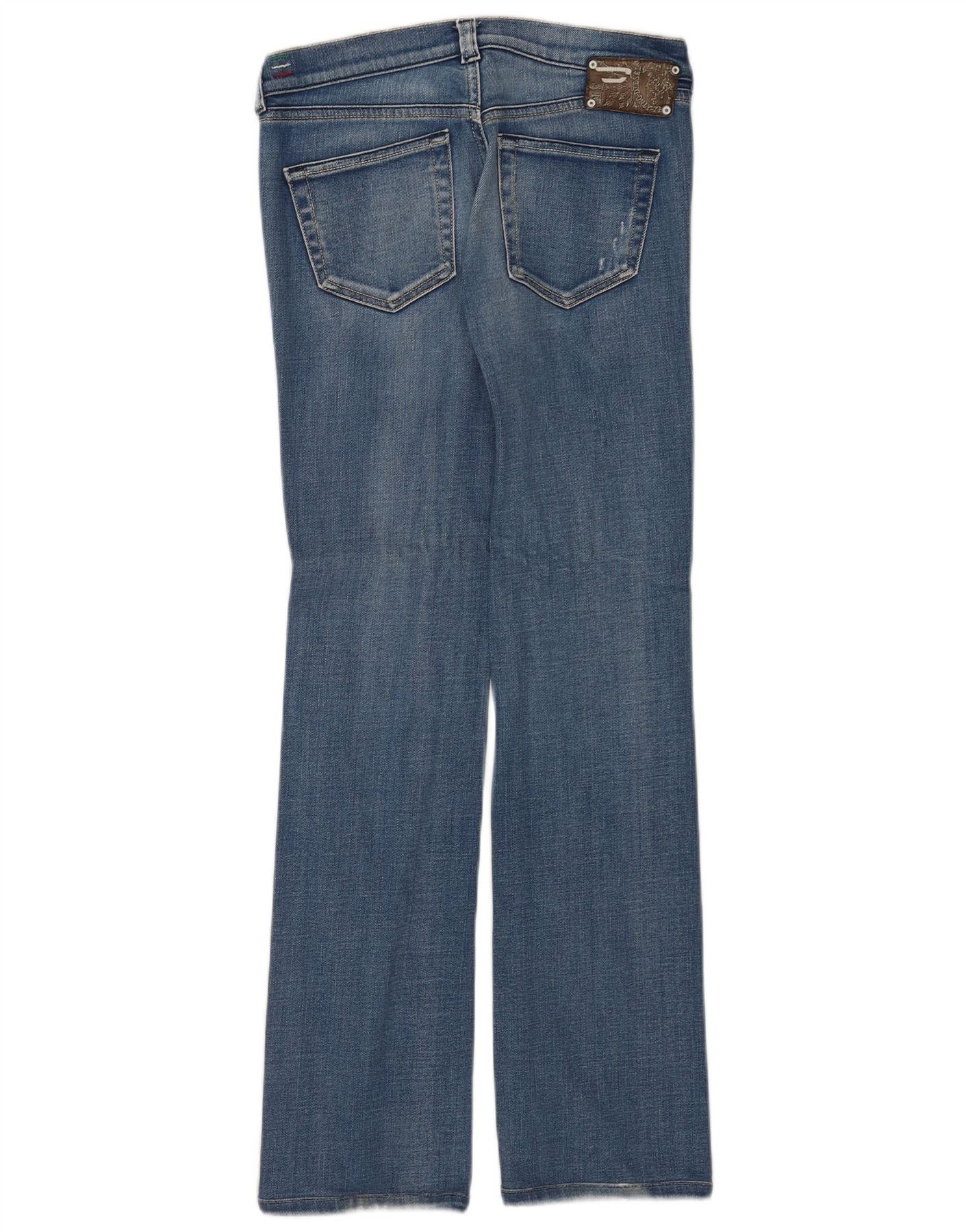 Diesel Womens Doozy Straight Jeans W26 L32 Blue Cotton Size 42" / US 20 - 2 Thumbnail