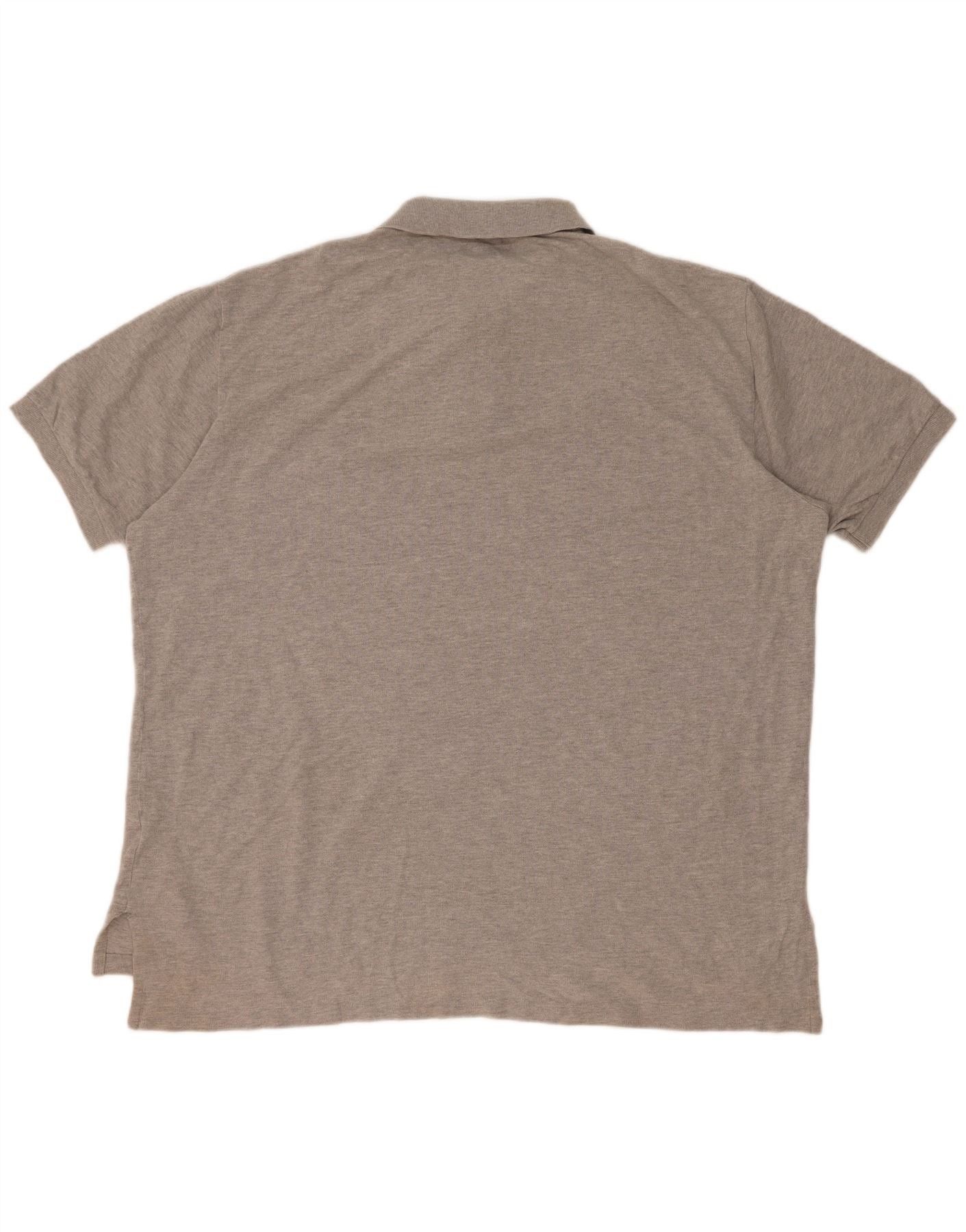 Polo Ralph Lauren Mens Polo Shirt 2XL Grey Cotton Size US XXL / EU 58 / 5 - 2 Thumbnail