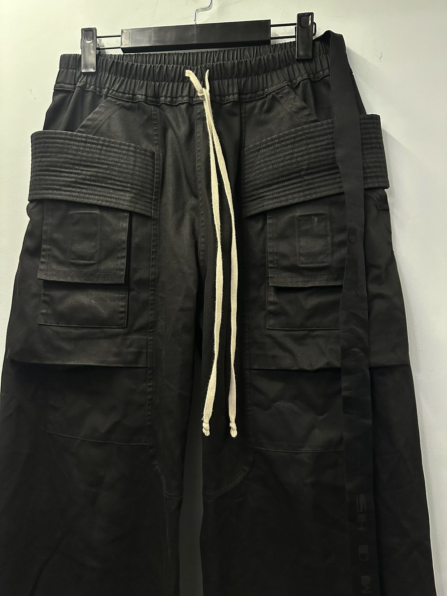 Rick Owens Rick Owens Double Ring Wide-Leg Pants S Size US 26 / EU 42 - 2 Thumbnail