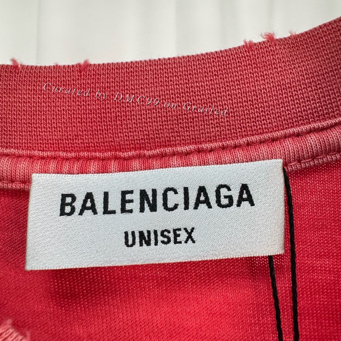 Balenciaga Balenciaga Distressed Print Letter Short Sleeve Size US S / EU 44-46 / 1 - 6 Thumbnail