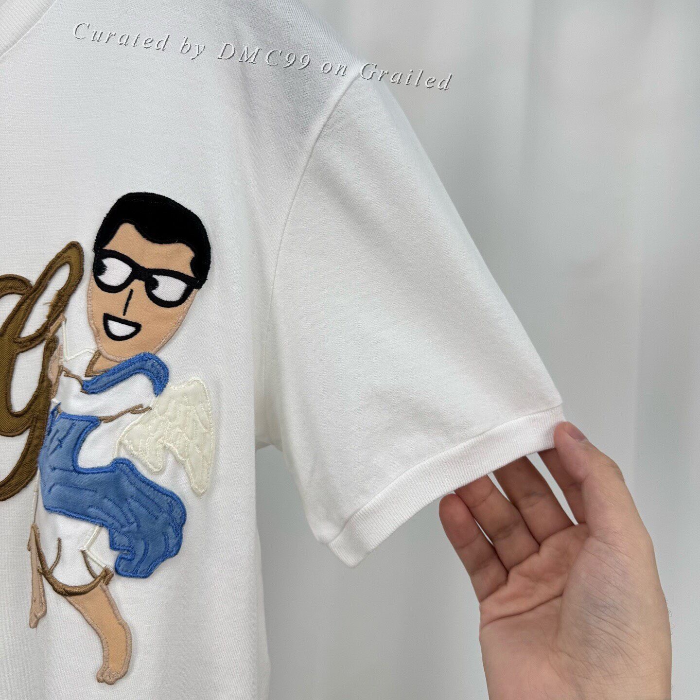 Dolce & Gabbana Dolce&Gabbana Embroidered Angel Short Sleeve Size US XS / EU 42 / 0 - 4 Thumbnail