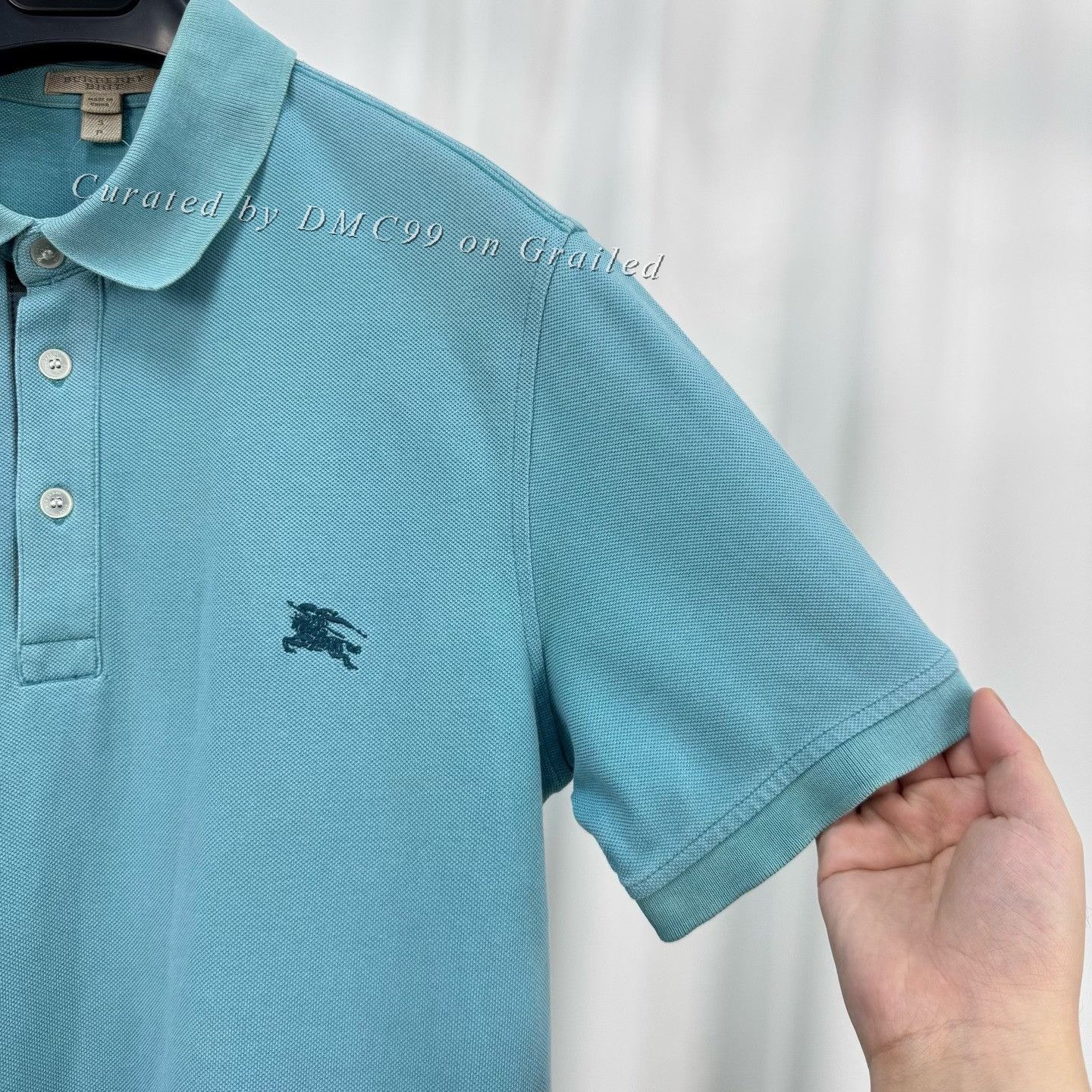 Burberry Burberry Embroidered Horse Check Polo Size US S / EU 44-46 / 1 - 4 Thumbnail