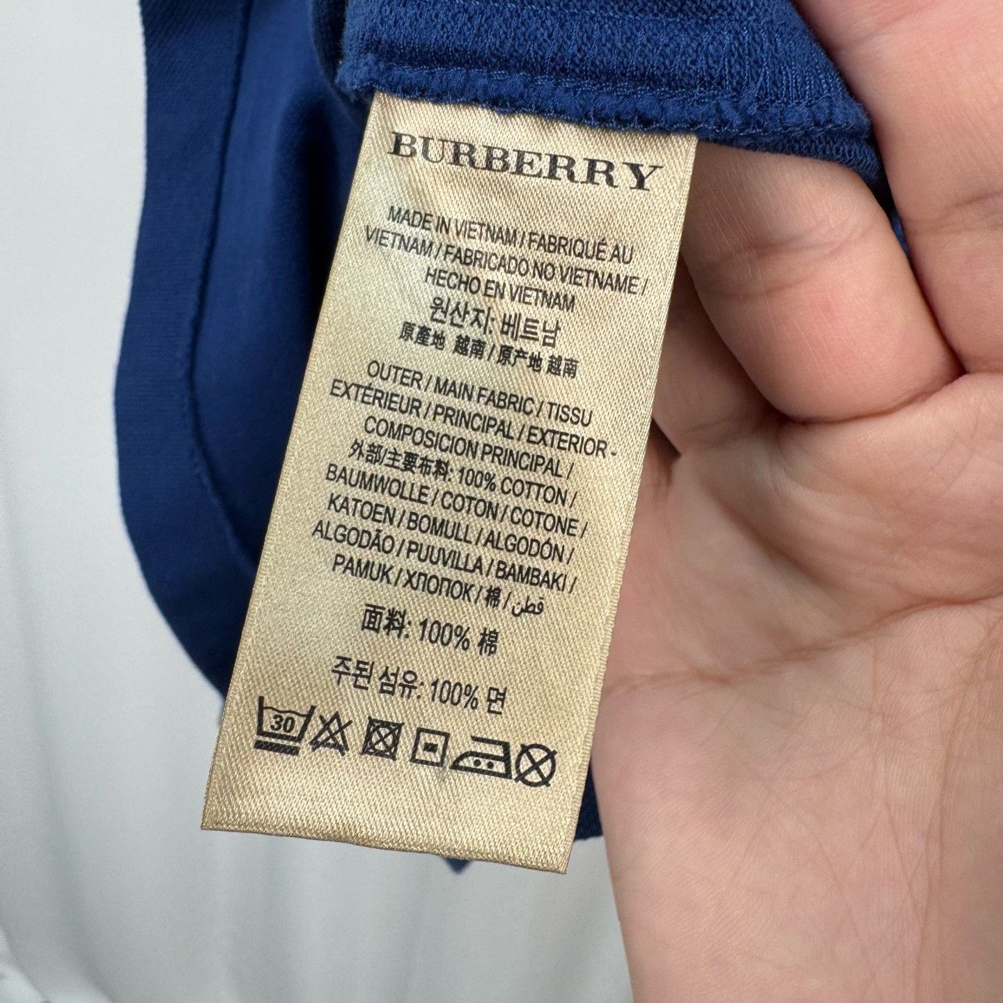 Burberry Burberry Embroidered Horse Check Polo Size US M / EU 48-50 / 2 - 7 Thumbnail