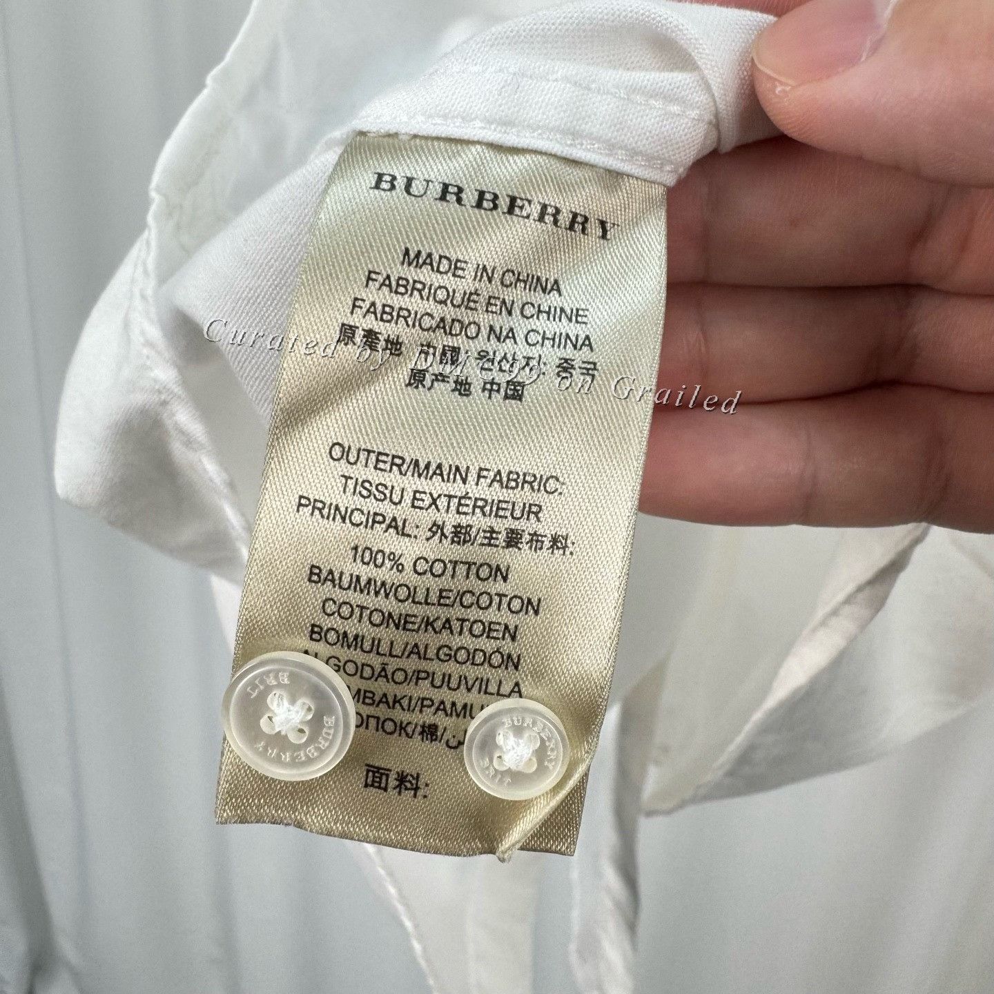 Burberry Burberry Embroidered Horse Check Shirt Size US XL / EU 56 / 4 - 6 Thumbnail