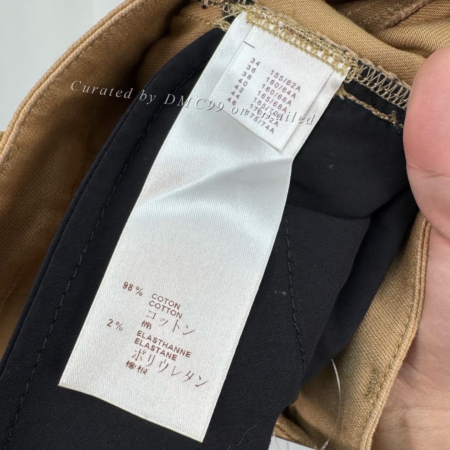 Louis Vuitton Louis Vuitton Gold Leather Label Jeans Size US 36 / EU 52 - 5 Thumbnail