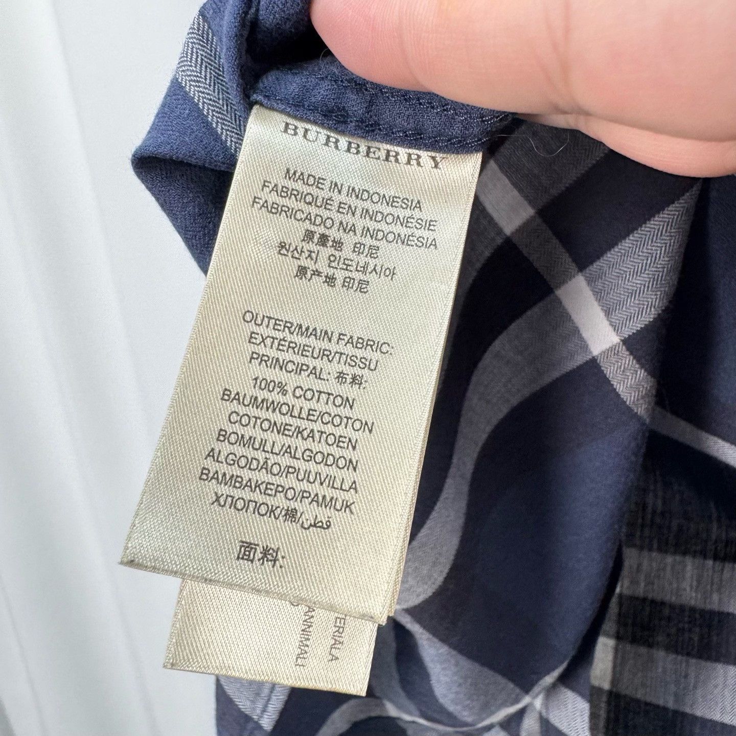 Burberry Burberry Check Long-Sleeve Shirt Size US M / EU 48-50 / 2 - 6 Thumbnail