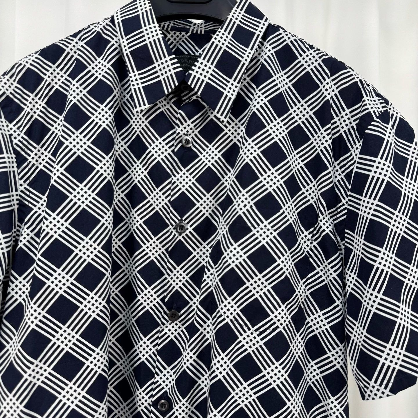 Prada Prada Plaid Short-Sleeve Shirt Size US M / EU 48-50 / 2 - 3 Thumbnail