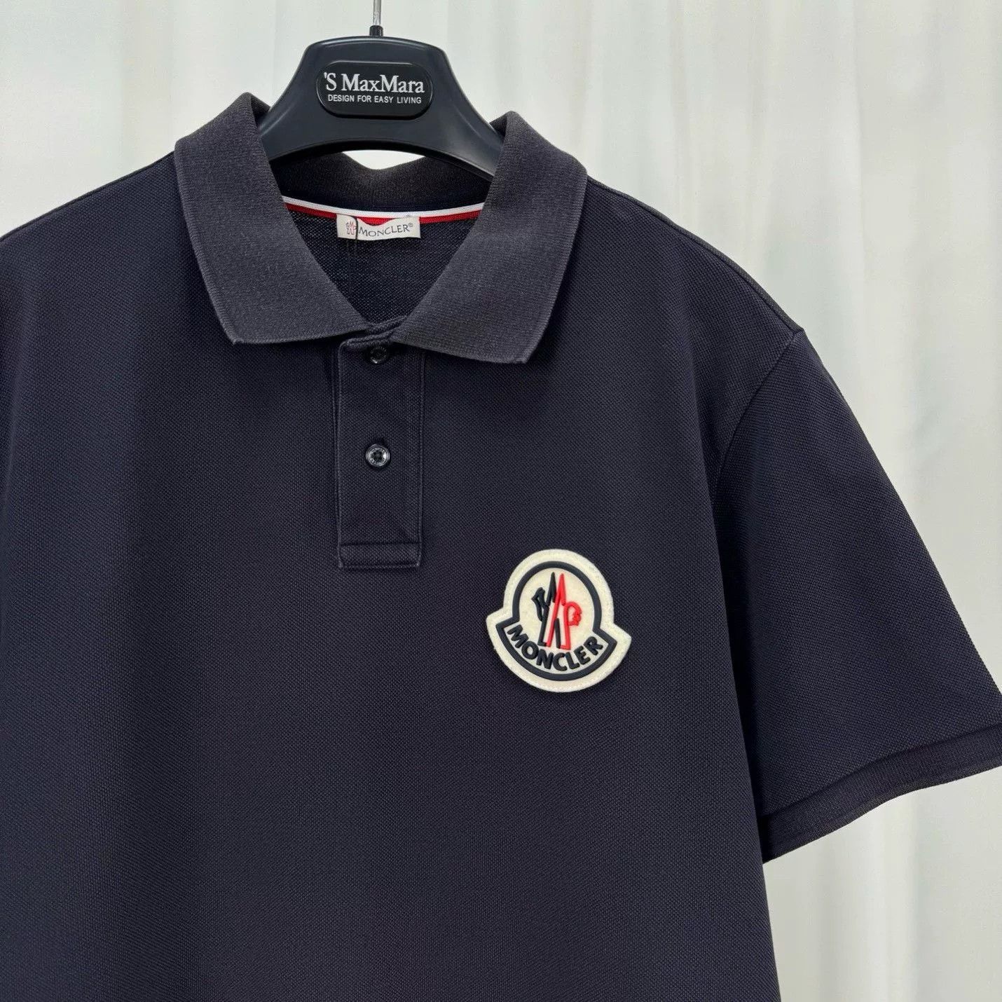 Moncler Moncler Printed Logo Polo Short Sleeve Size US L / EU 52-54 / 3 - 3 Thumbnail